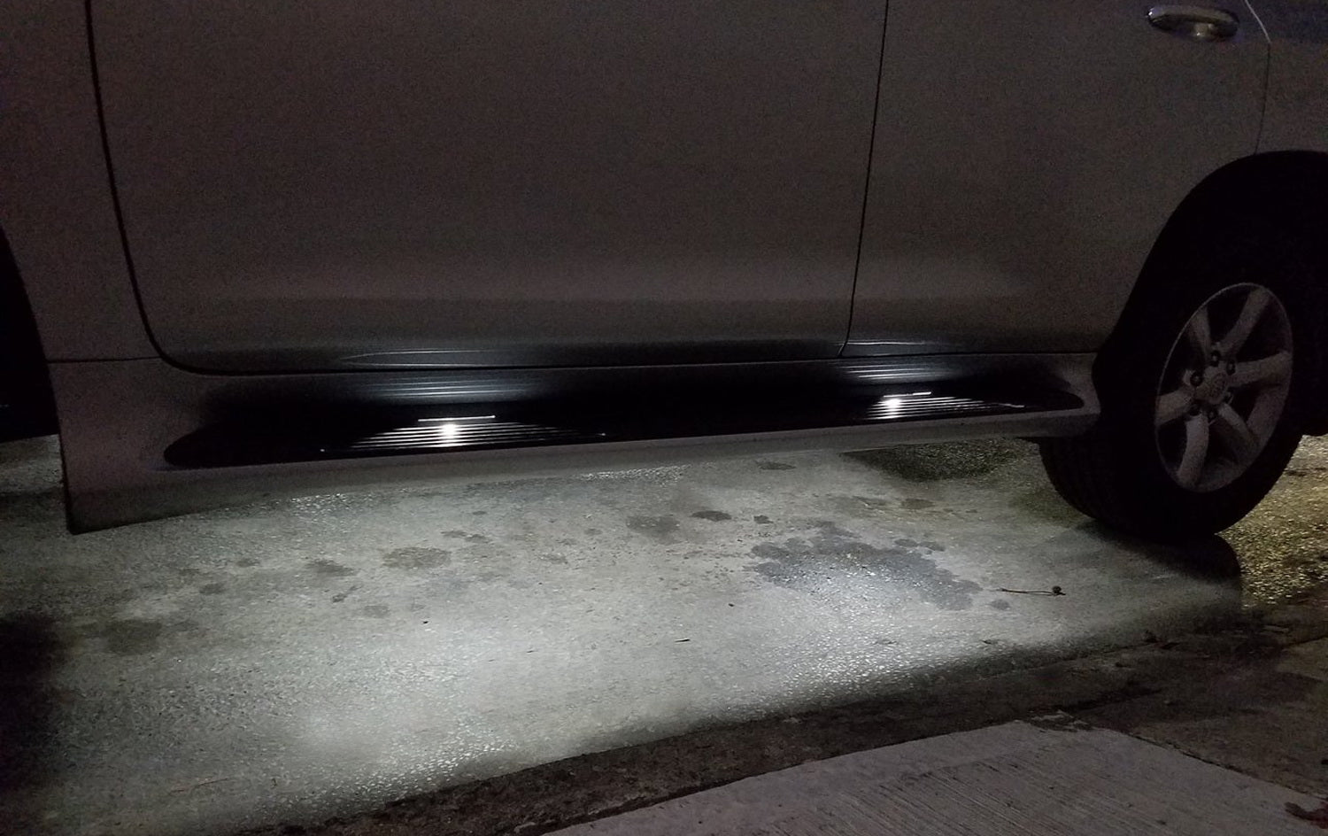 02+ Lexus GX Full LED Under Car Running Board Courtesy Light Conversion Kit - Waterproof, Easy Installation for Off-Road & Night Driving Safety