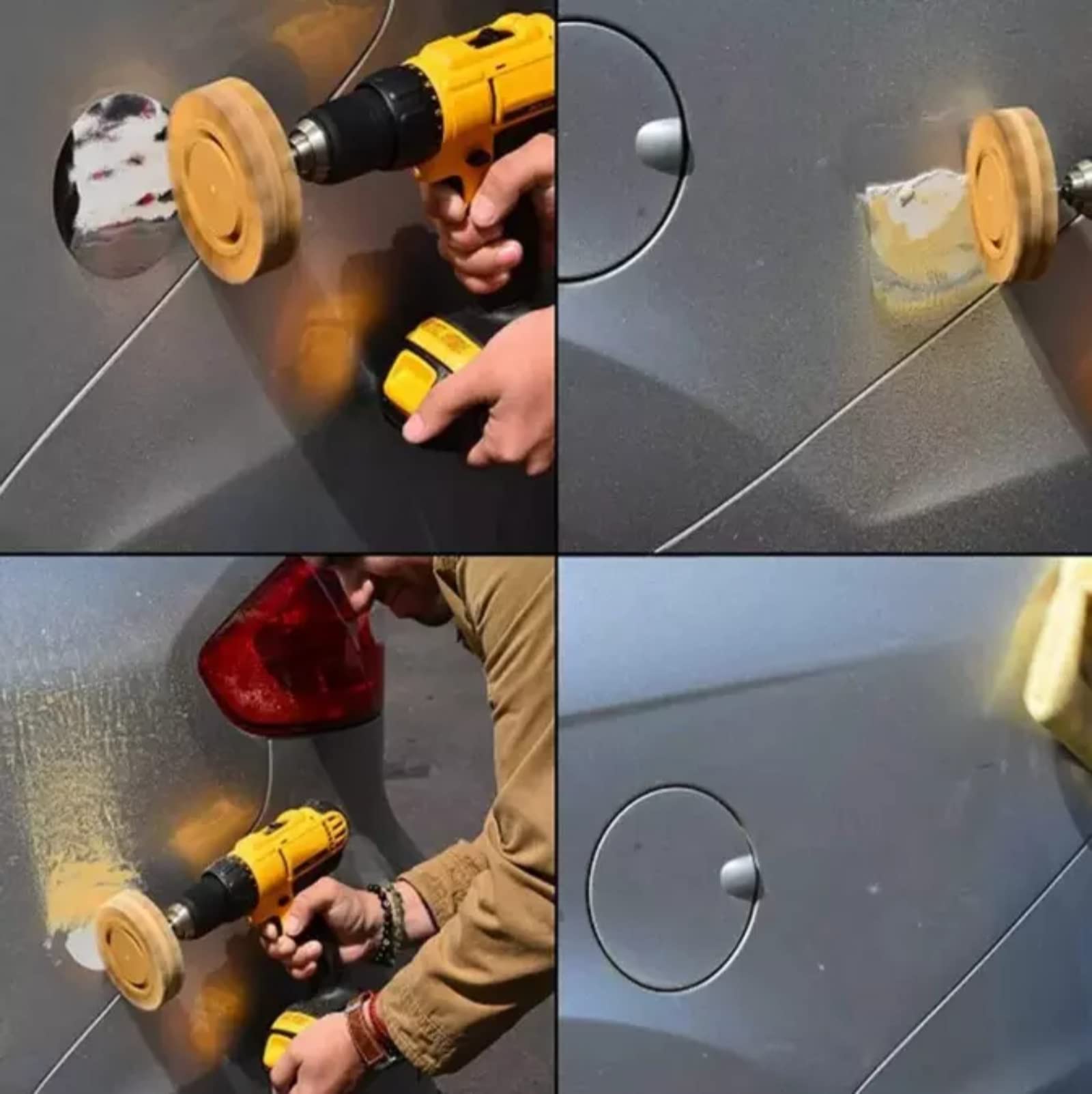 Best Decal & Sticker Remover Tool - Rubber Eraser Wheel for Cars, Walls, Glass - Easy Adhesive Residue Cleaner for Home & Office Use