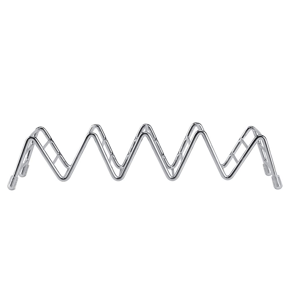 Stainless Steel Taco Holder Stand - 2 to 5 Grooves Mini Tortilla Rack for Oven & Grill | Party Serving Tray for Mexican Tacos & Snacks | Perfect for Cinco de Mayo, BBQs & Family Gatherings