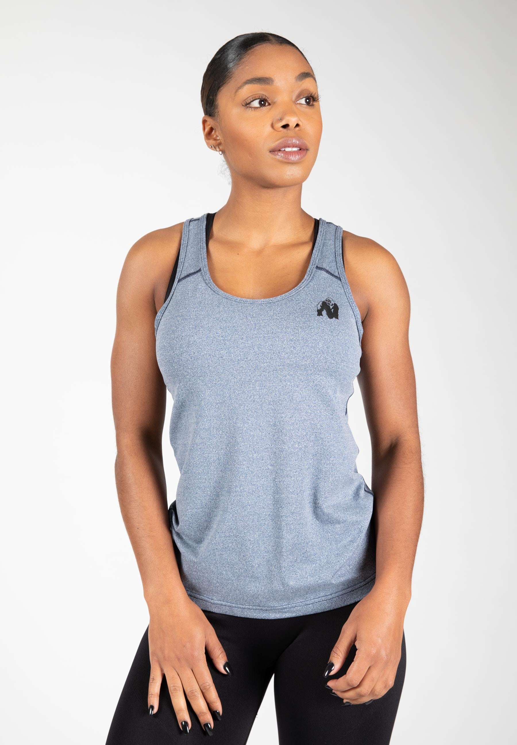 Aspen Tank Top for Women - Light Blue Summer Casual Sleeveless Shirt | Perfect for Beach, Gym, and Everyday Wear