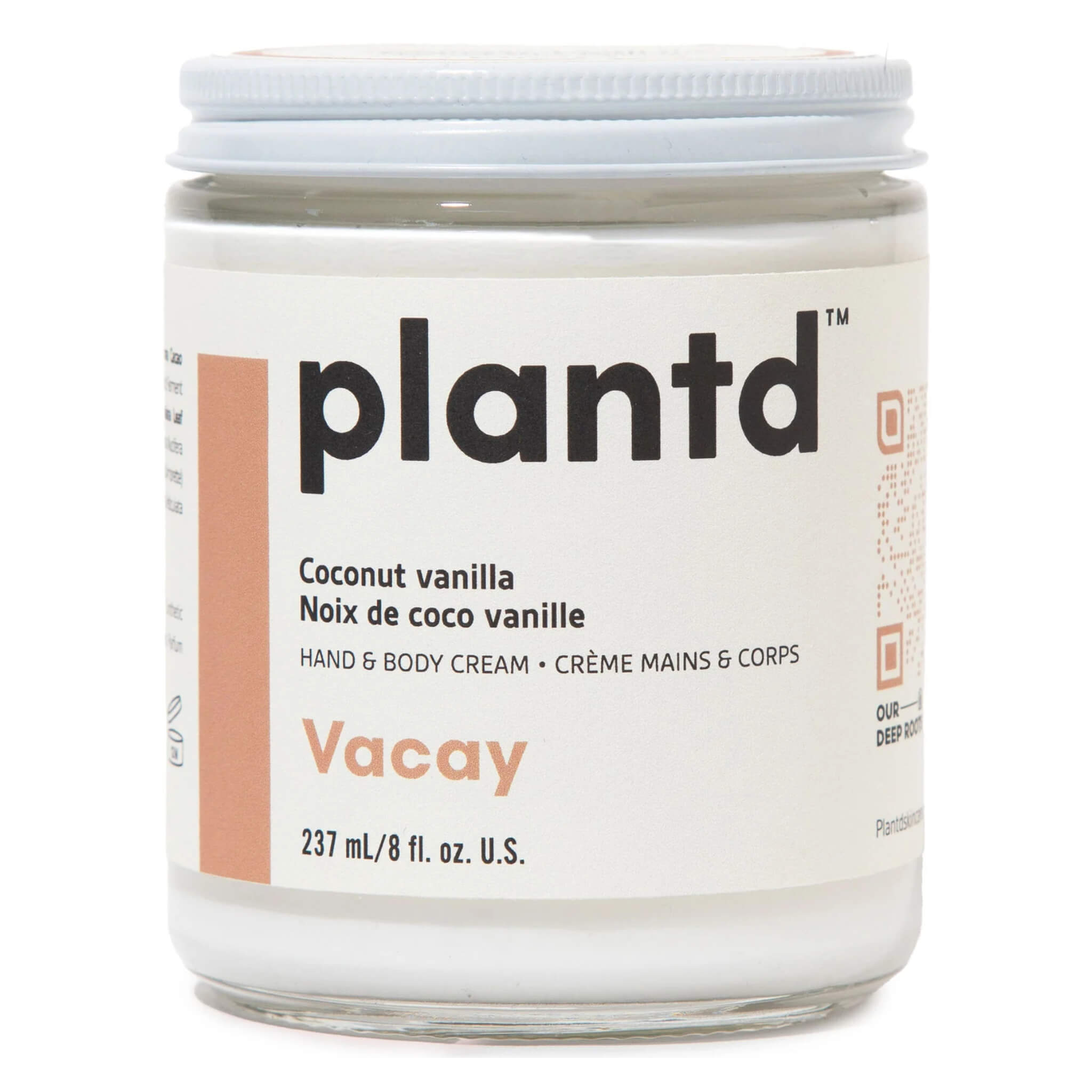 Vacay Hydrating Hand & Body Cream - Moisturizing Lotion for Dry Skin with Shea Butter & Coconut Oil - Perfect for Travel, Home & Office Use