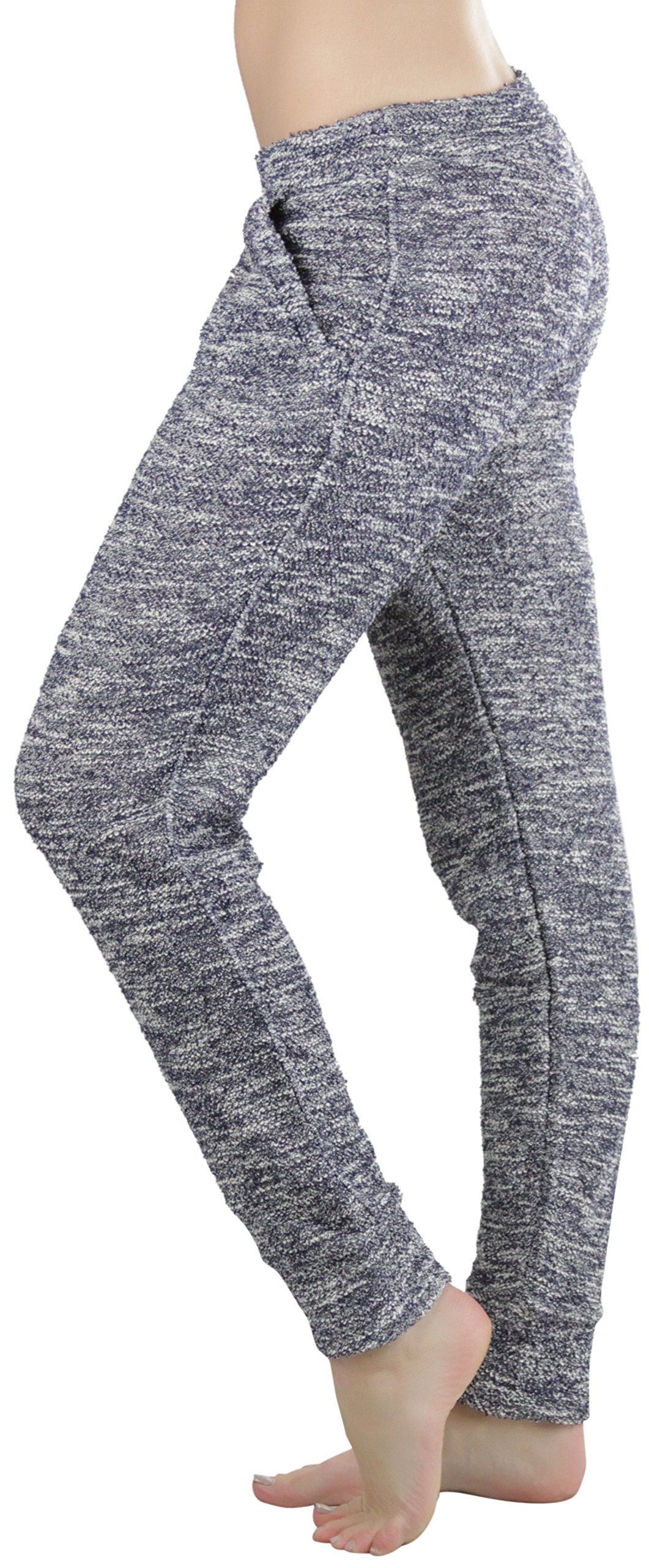 ToBeInStyle Women's Soft Cozy Cotton Blend Sweatpants with Drawstring Waist - Comfortable Lounge Pants for Relaxing at Home, Yoga, and Running Errands