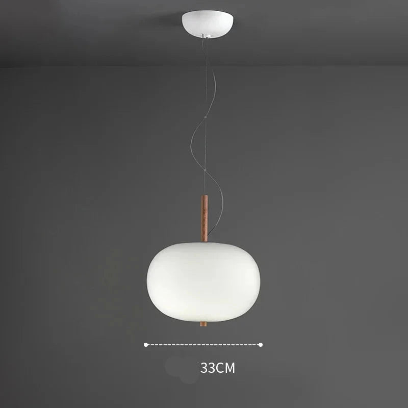 Modern Glass Ball LED Pendant Light - Dimmable Hanging Fixture for Kitchen Island, Dining Room & Bedroom Decor