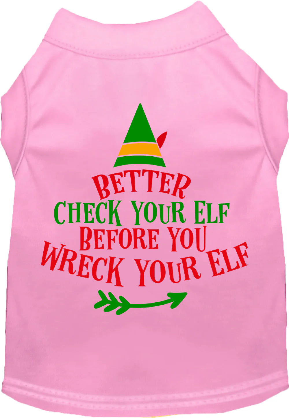 Check Your Elf Screen Print T-Shirt - Funny Christmas Graphic Tee in Multiple Colors - Perfect for Holiday Parties & Gifts