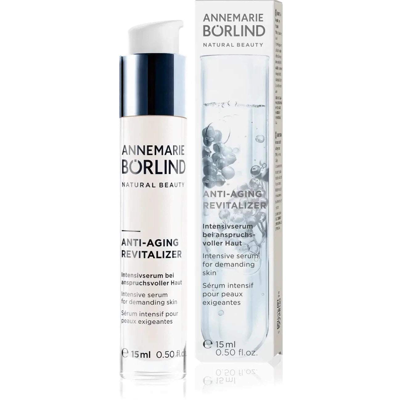 Annemarie Borlind Anti-Aging Face Cream - Natural Revitalizing Moisturizer for Wrinkles & Fine Lines - Day & Night Use for Youthful Glow