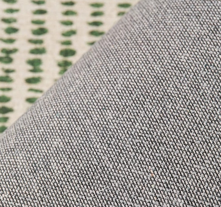 Modern Abstract Area Rugs - Green Contemporary Design for Living Room, Dining Room & Bedroom - Soft Non-Slip Floor Covering for Home Decor & Interior Design
