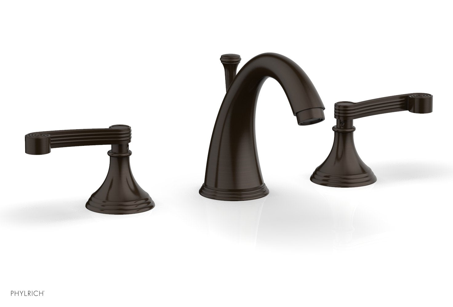 3-Hole Widespread Bathroom Faucet - D206 Brushed Nickel Finish for Sink Vanity, Perfect for Modern Home & Hotel Renovation