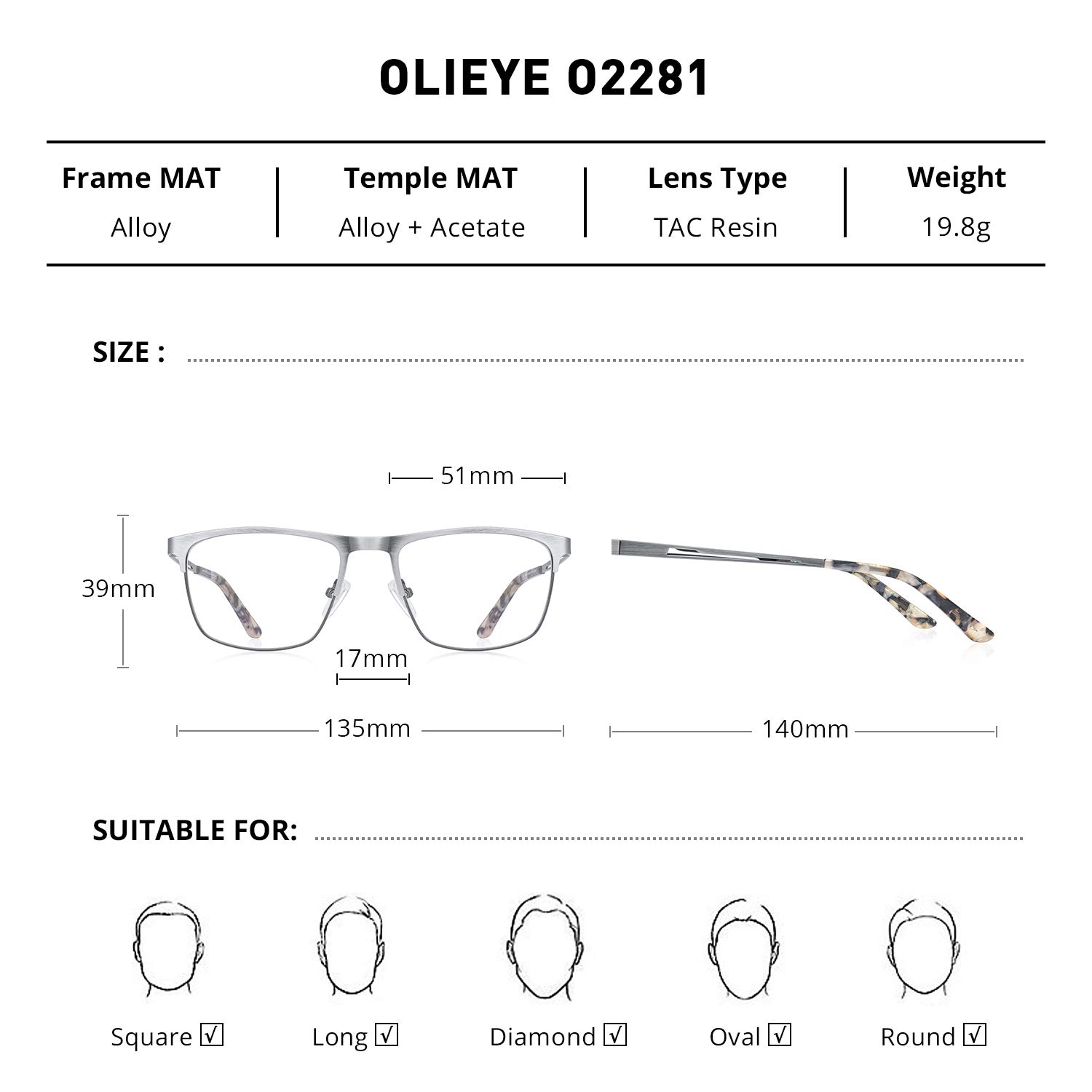 Blue Light Blocking Reading Glasses for Women & Men - Anti-Glare Computer Glasses with Spring Hinge - Perfect for Office Work, Screen Time & Night Reading