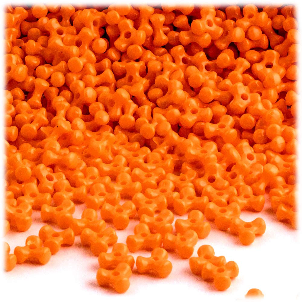 200-Piece White 10mm Opaque Tri Beads for Jewelry Making, DIY Crafts, and Bracelet Designs - Bulk Plastic Beads for Kids and Adults