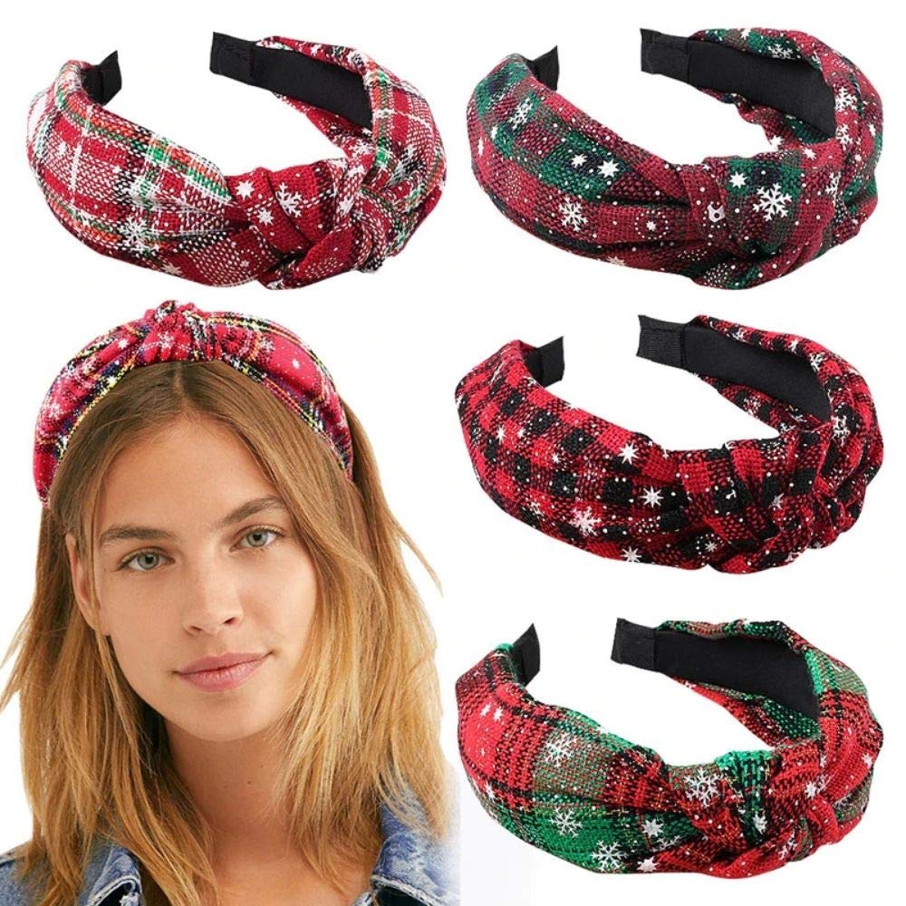 Christmas Hairband for Women & Teens - One Size Fits All Xmas Party Headband - Festive Red Wine Headwear for Holiday Gatherings, Christmas Photos & Seasonal Celebrations