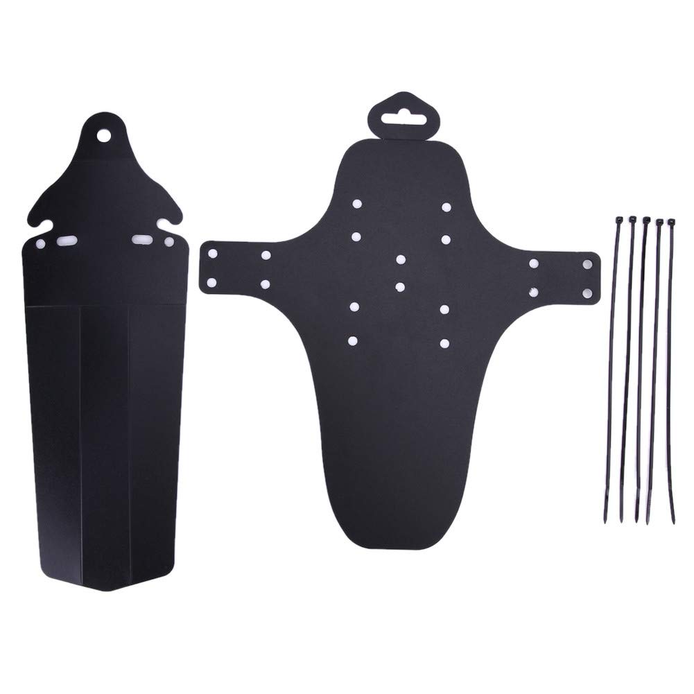 MTB Bike Mudguard - Lightweight Front & Rear Fork Mud Guard for Boys & Girls - Perfect for Mountain Biking, Cycling in Rain or Muddy Trails