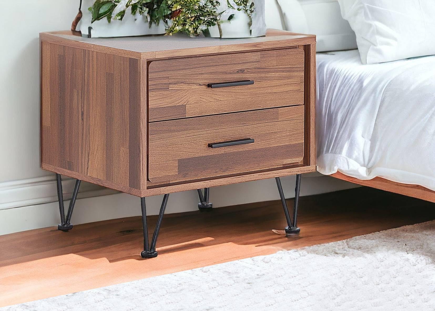 Best Nightstands and Bedside Tables for Bedroom - HomeRoots Furniture with Multiple Color Options | Modern Bedside Storage for Small Spaces, Guest Rooms & Apartments