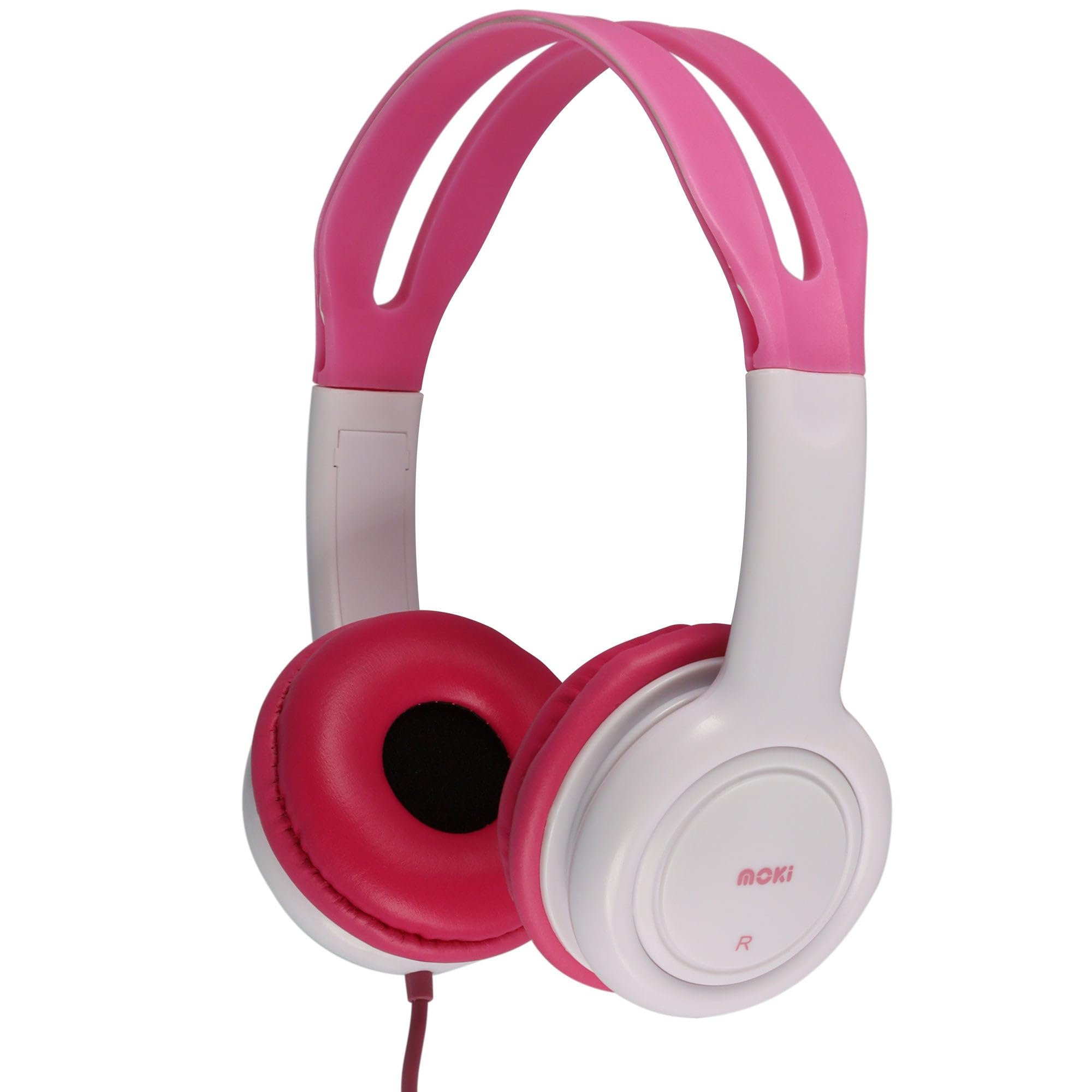 Moki ACC HPKB Volume Limited Kids Headphones - Blue | Safe & Comfortable for School, Travel & Online Learning