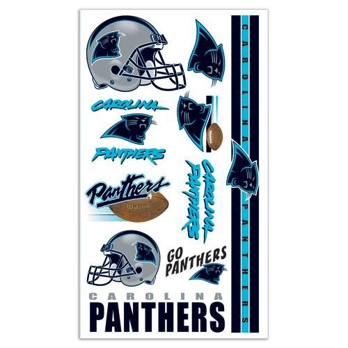 Official Wincraft NFL Carolina Panthers Temporary Tattoos 09433012 - Perfect for Game Day, Parties & Fan Events