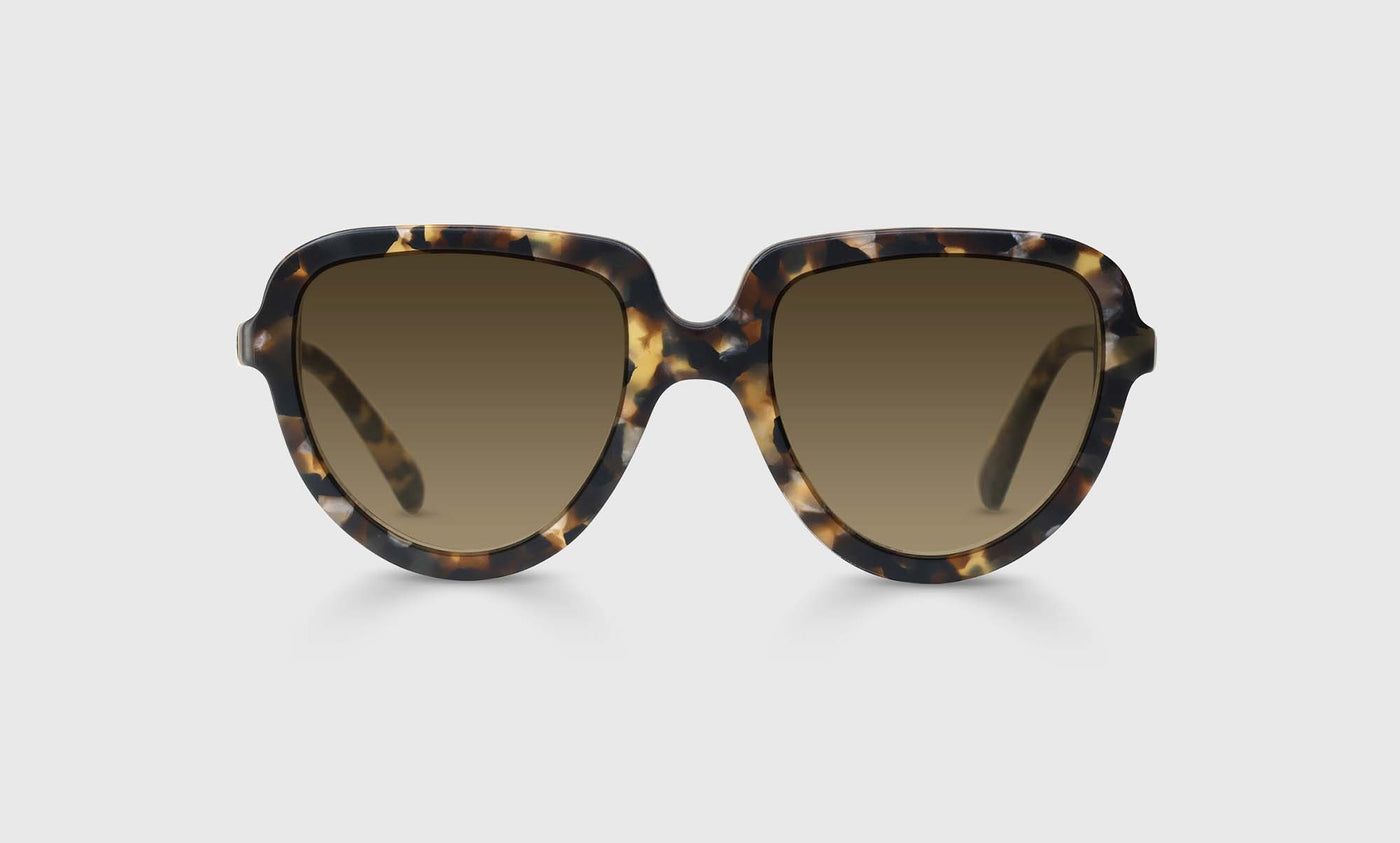 The Big Tiny Color 19 Matte Tortoise Front and Temples - Stylish & Lightweight Eyeglass Frames for Women & Men | Perfect for Reading, Work & Everyday Wear