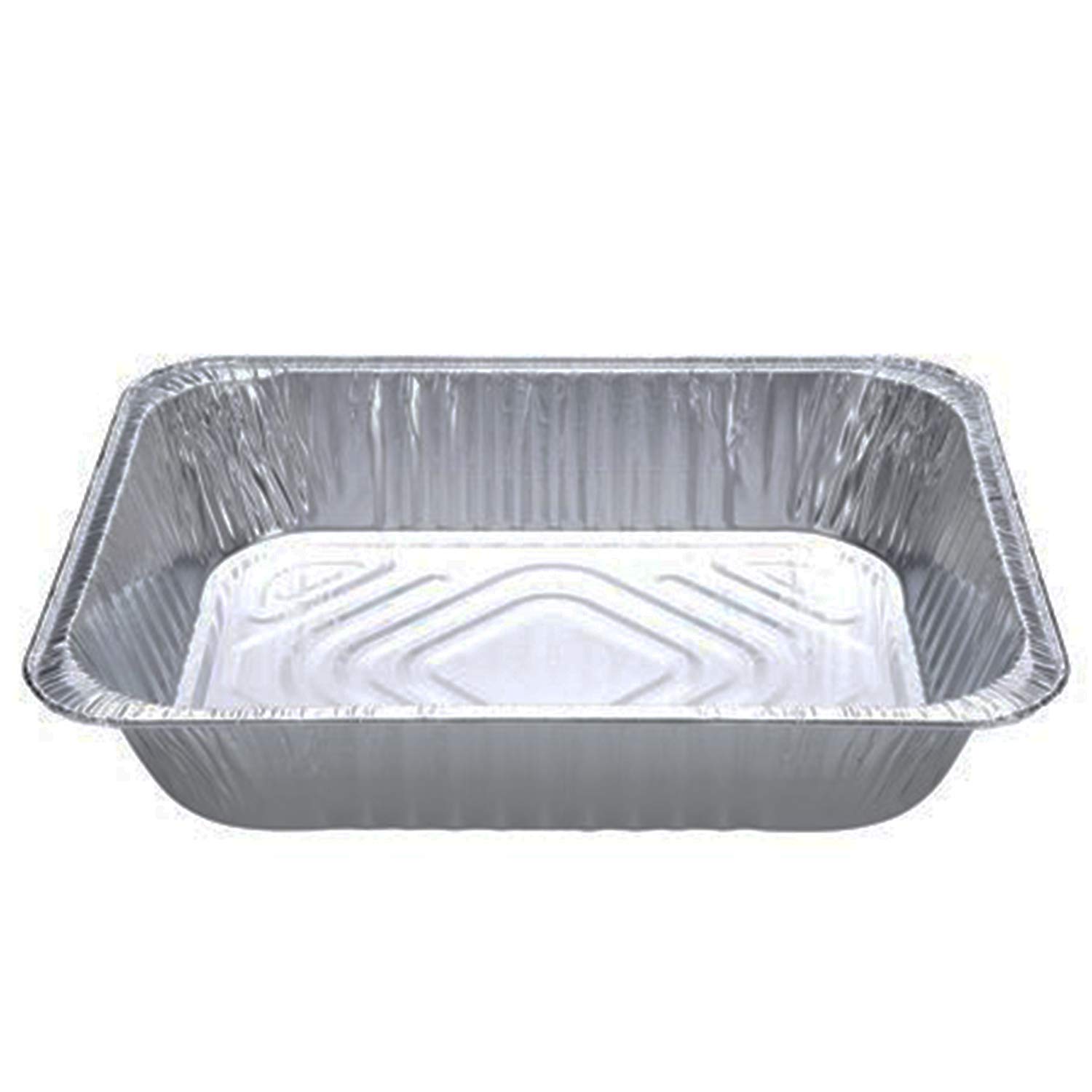Tiger Chef Aluminum Foil Pans - 50 Pack 9x13 Inch Disposable Freezer & Oven Safe Containers with Dome Lids for Takeout, Baking, Cooking, Food Storage & Freezing | Perfect for Meal Prep, Party Serving & Leftovers