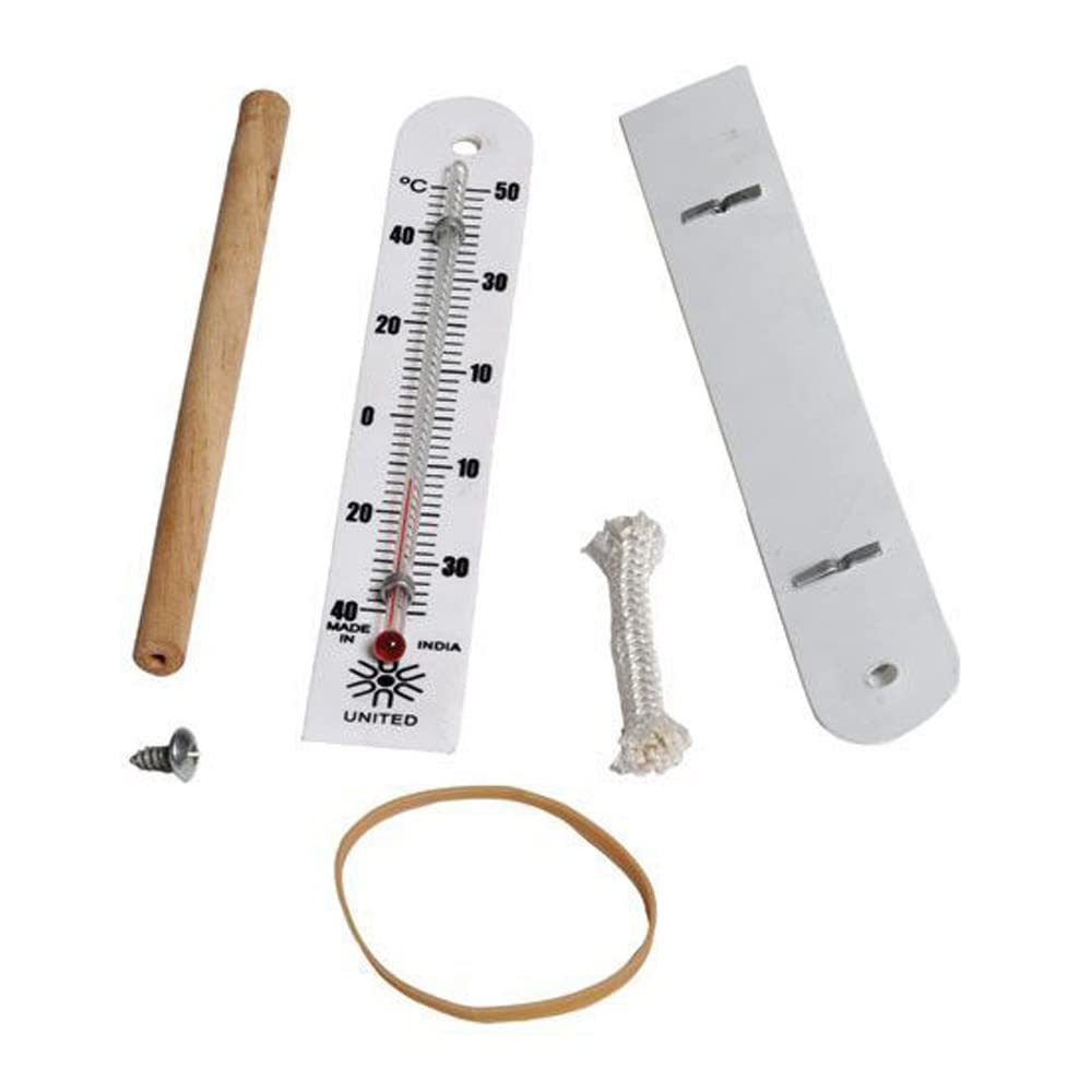 United Scientific Supplies SPCRKIT Sling Psychrometer - Accurate Humidity & Temperature Measurement Tool for Weather Monitoring, HVAC Testing, and Industrial Applications