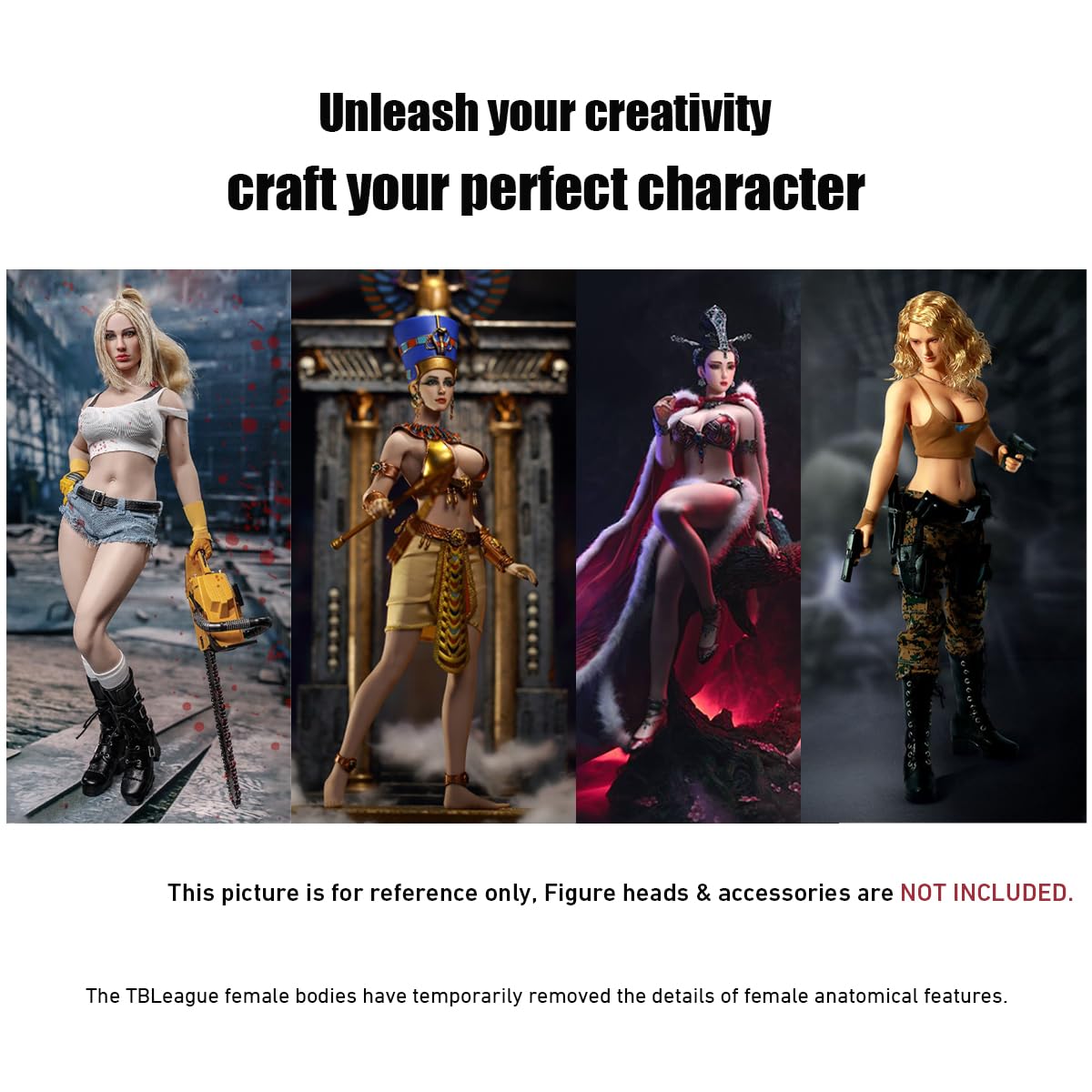 1/6 Scale HiPlay TBLeague Seamless Anime Action Figure - S45 Suntan Skin with Head | Realistic Joints & Small Bust | Collectible Doll for Cosplay, Photography & Display