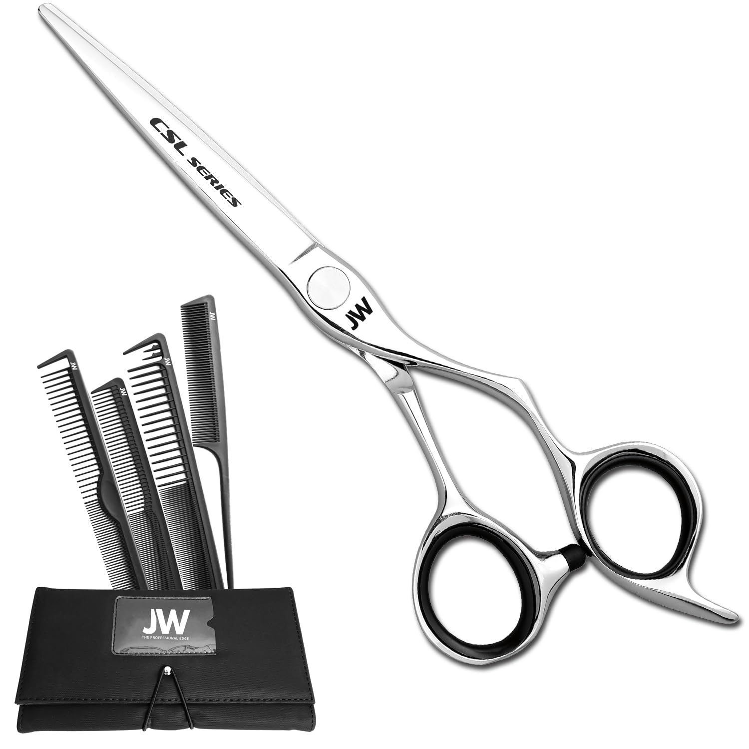 JW Shears CSL Series Professional Hair Cutting Scissors 6.75