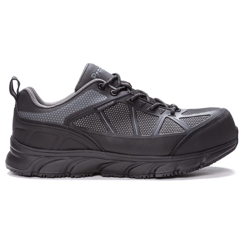 **Propet Men's Seeley II Composite Toe Work Shoes - Lightweight & Slip-Resistant for Construction, Warehouse & Outdoor Jobs**