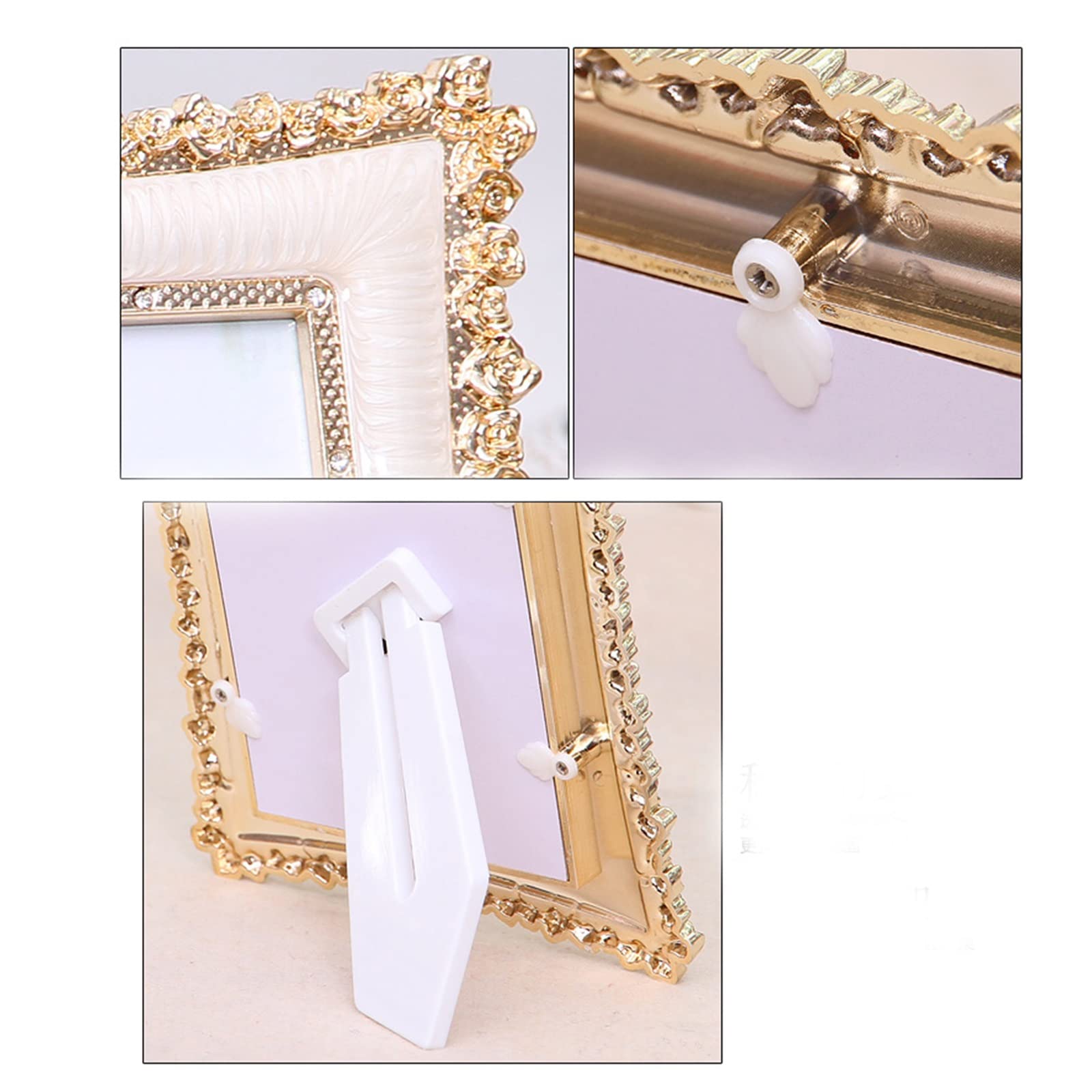 Elegant Resin Photo Frame - Fashionable Wedding & Home Decor, Perfect for Desk Display & Wall Decoration | Ideal for Gifts, Office Decor, and Living Room Accents