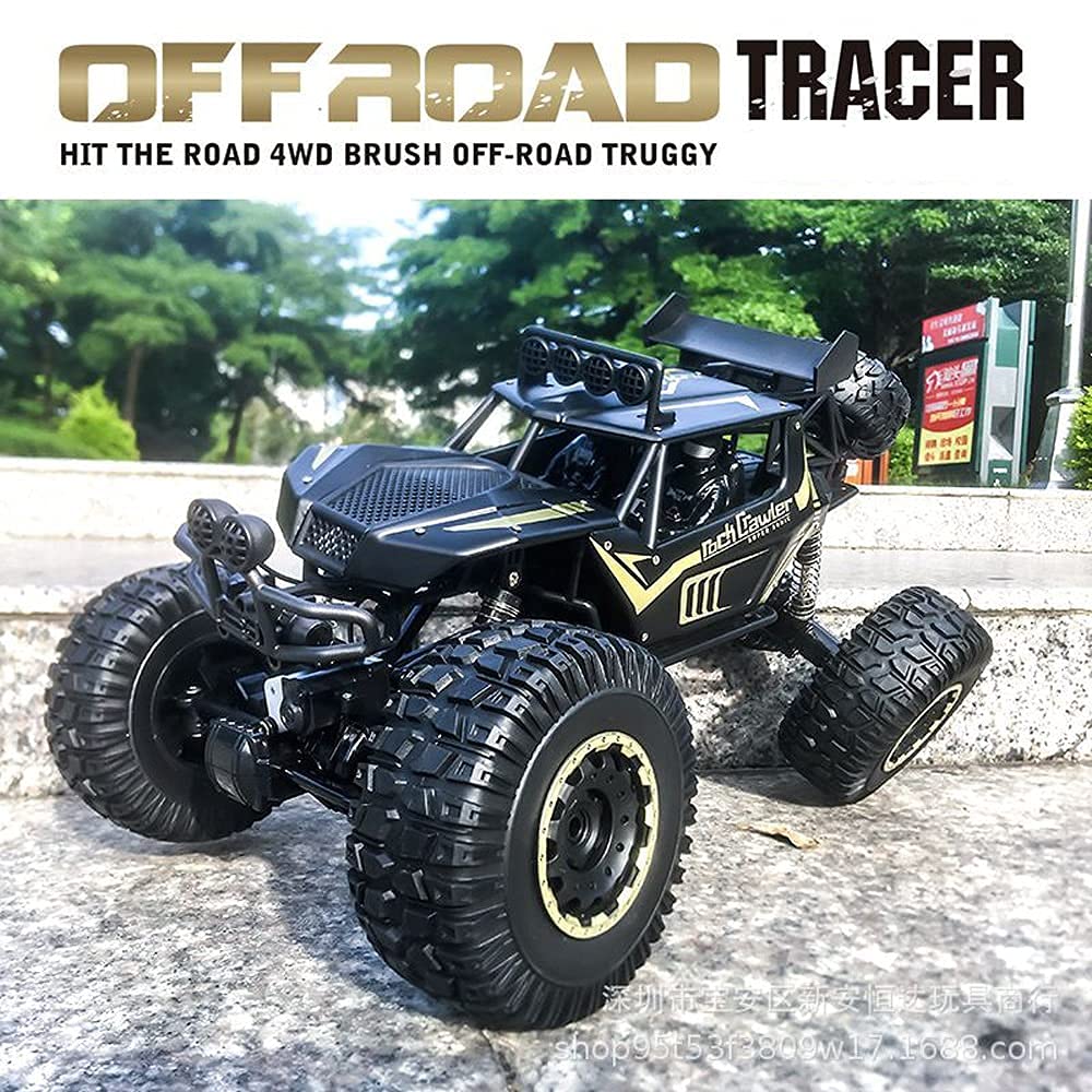 **Adepe 1/8 Scale Large Remote Control Car - 4WD Off-Road Rock Crawler RC Truck, 2.4GHz Electric Monster Climbing Vehicle for Kids & Adults (50cm) - Perfect for Outdoor Adventures, Backyard Play & Gift Giving**