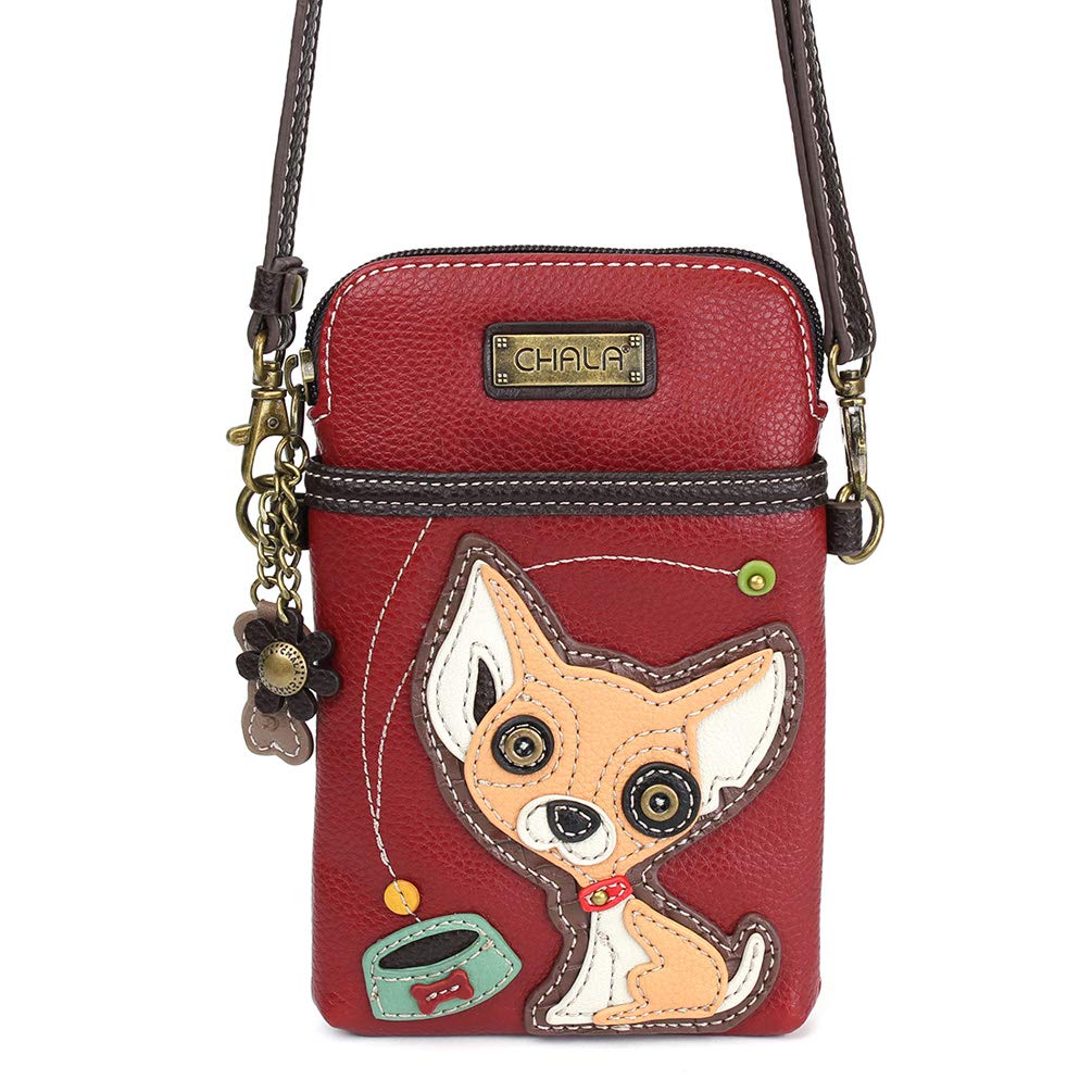 Chala Crossbody Cell Phone Purse for Women - PU Leather Adjustable Strap Handbag in Multiple Colors | Perfect for Daily Use, Travel & Shopping