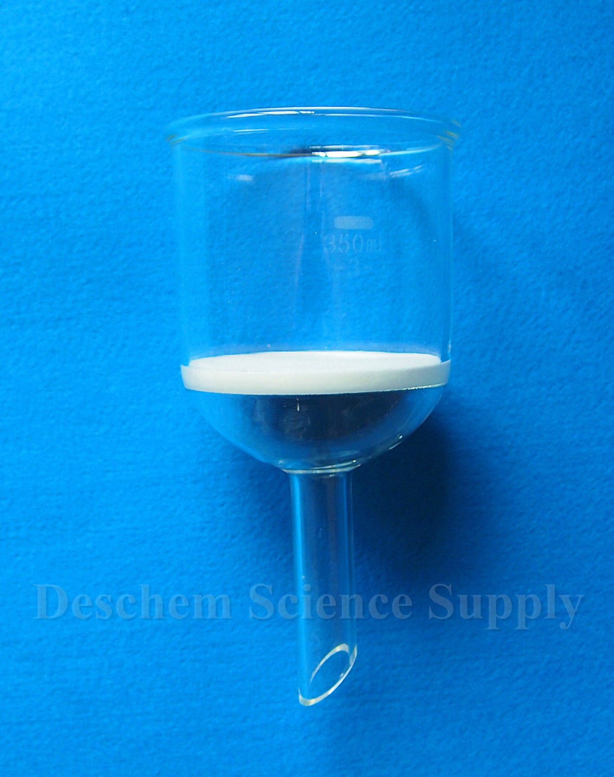 350ml Glass Buchner Funnel with Coarse Filter and Straight Tube - Perfect for Chemistry Labs, Vacuum Filtration & Scientific Experiments