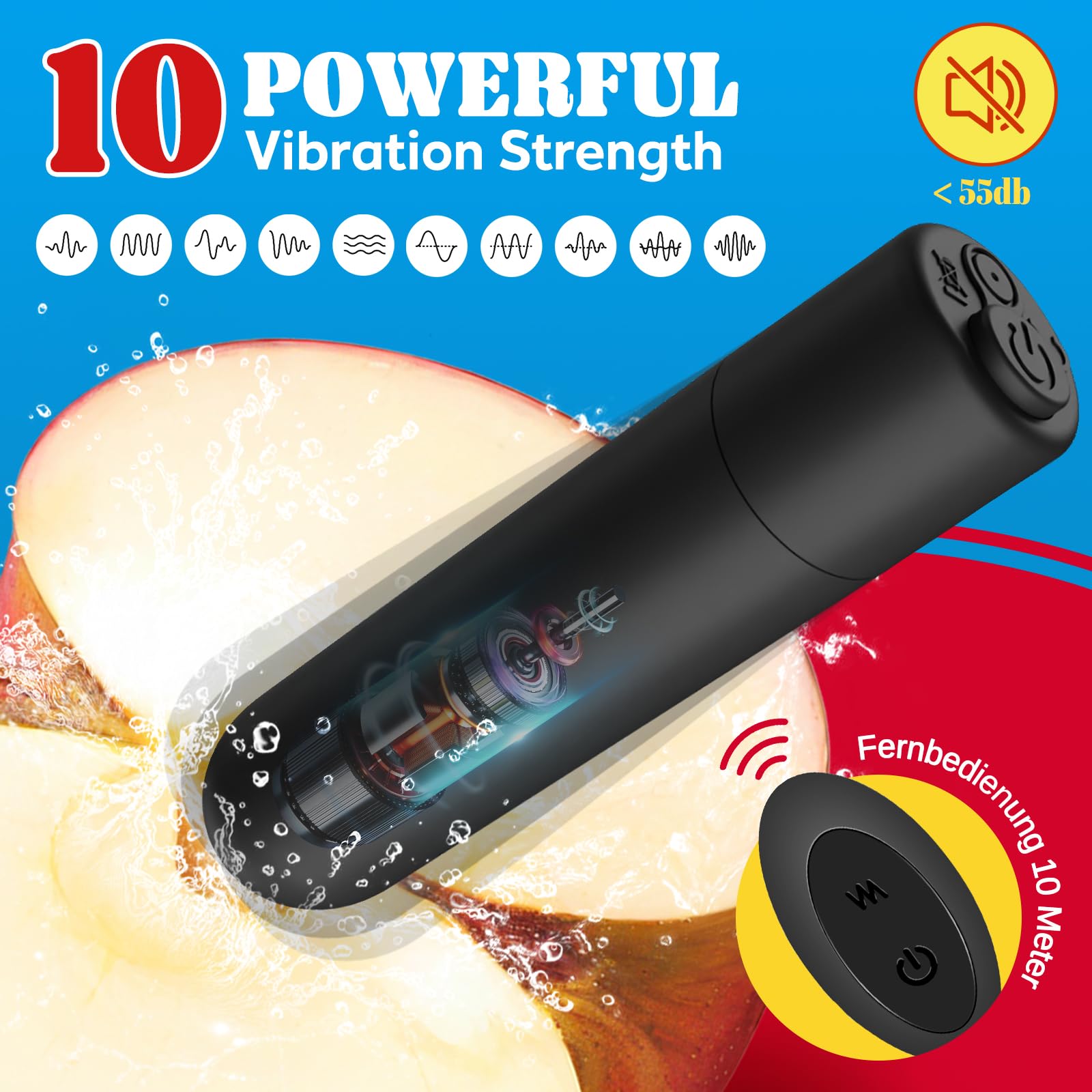 Wireless Remote Control Wearable Panty Vibrator for Women - Rechargeable G-Spot & Clitoral Stimulator, Mini Egg Bullet Vibrator with App Control - Perfect for Couples Play, Long Distance Relationships & Romantic Date Nights