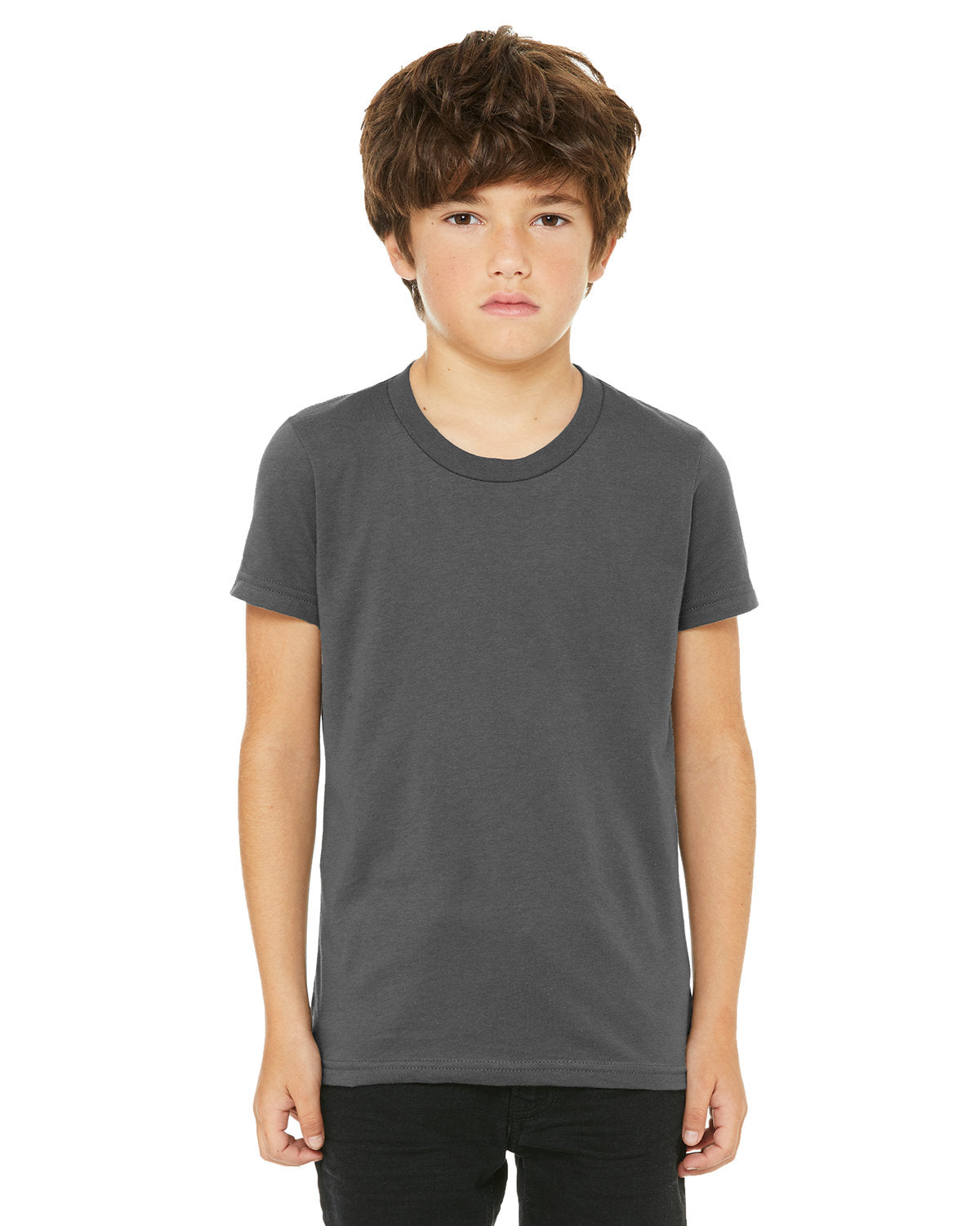 Bella + Canvas 3001Y Youth Jersey T-Shirt - Soft Cotton Short Sleeve Tee for Kids & Teens - Perfect for School, Sports & Everyday Wear