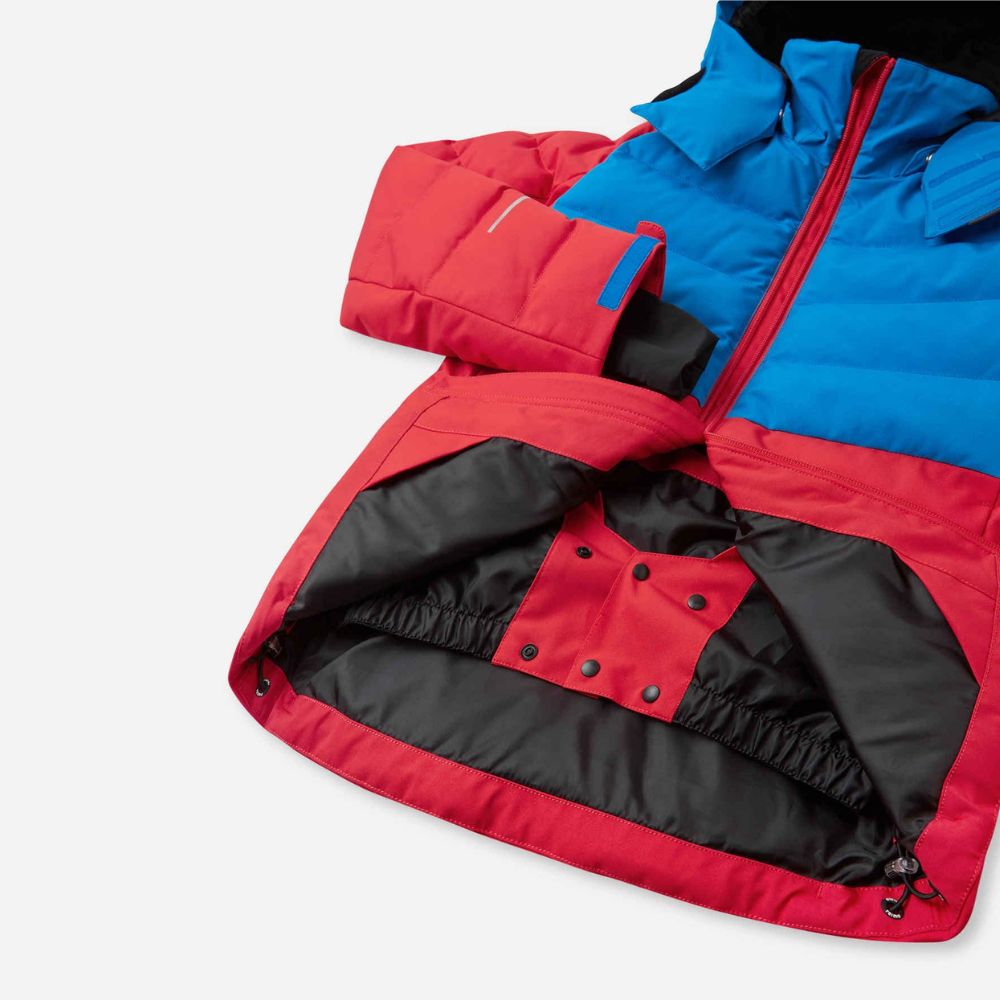 Reima Kuosku Boys Ski Jacket - Waterproof Winter Jacket for Kids, Tomato Red | Warm Snow Jacket for Skiing, Snowboarding & Outdoor Winter Activities