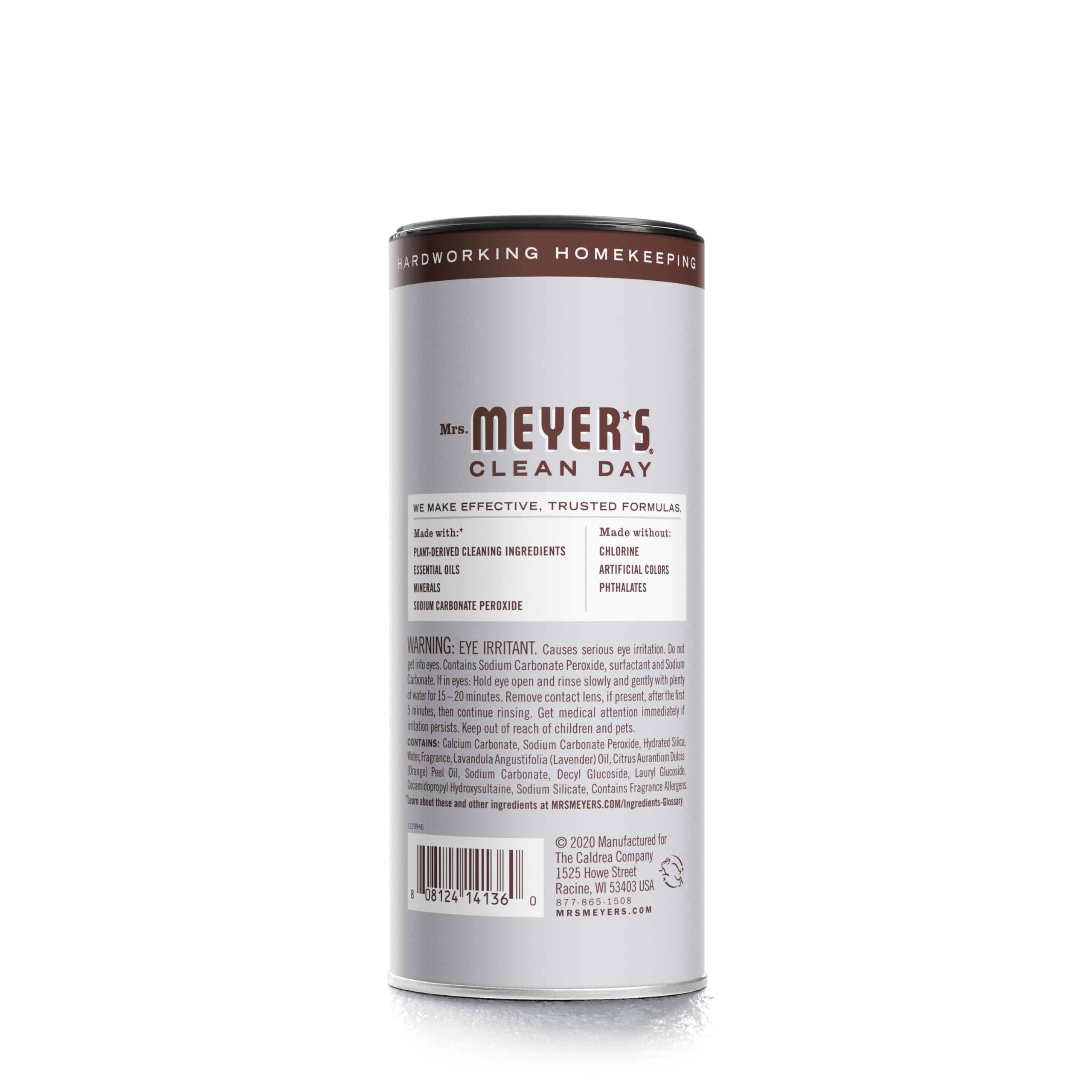 Mrs. Meyer's Clean Day Multi-Surface Scrub - Non-Scratch Powder Cleaner for Kitchen & Bathroom | Removes Tough Grime & Stains | Lavender Scent, 11 oz | Perfect for Sinks, Tubs, Tiles & Countertops