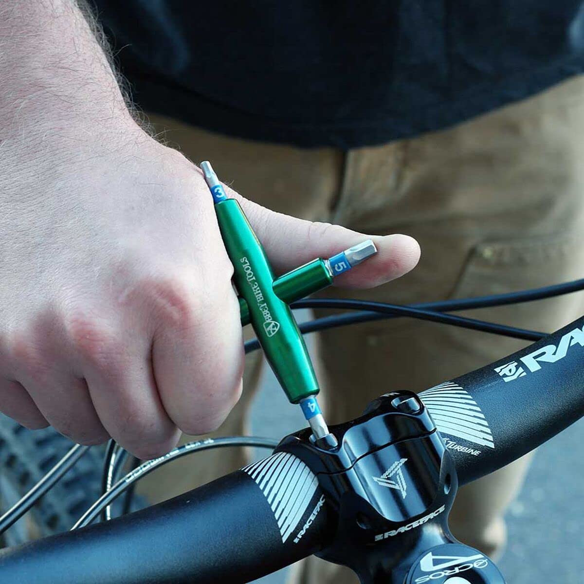 Abbey Bike Tools - 4-in-1 Multi-Function Bicycle Repair Tool for Mountain & Road Bikes | Compact Cycling Accessories for On-the-Go Repairs & Maintenance
