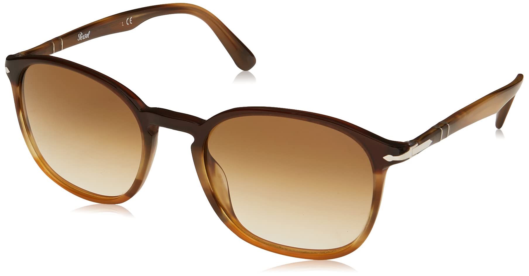 Persol PO3215S Square Sunglasses for Men & Women – Classic UV Protection Shades for Driving, Travel & Outdoor Activities