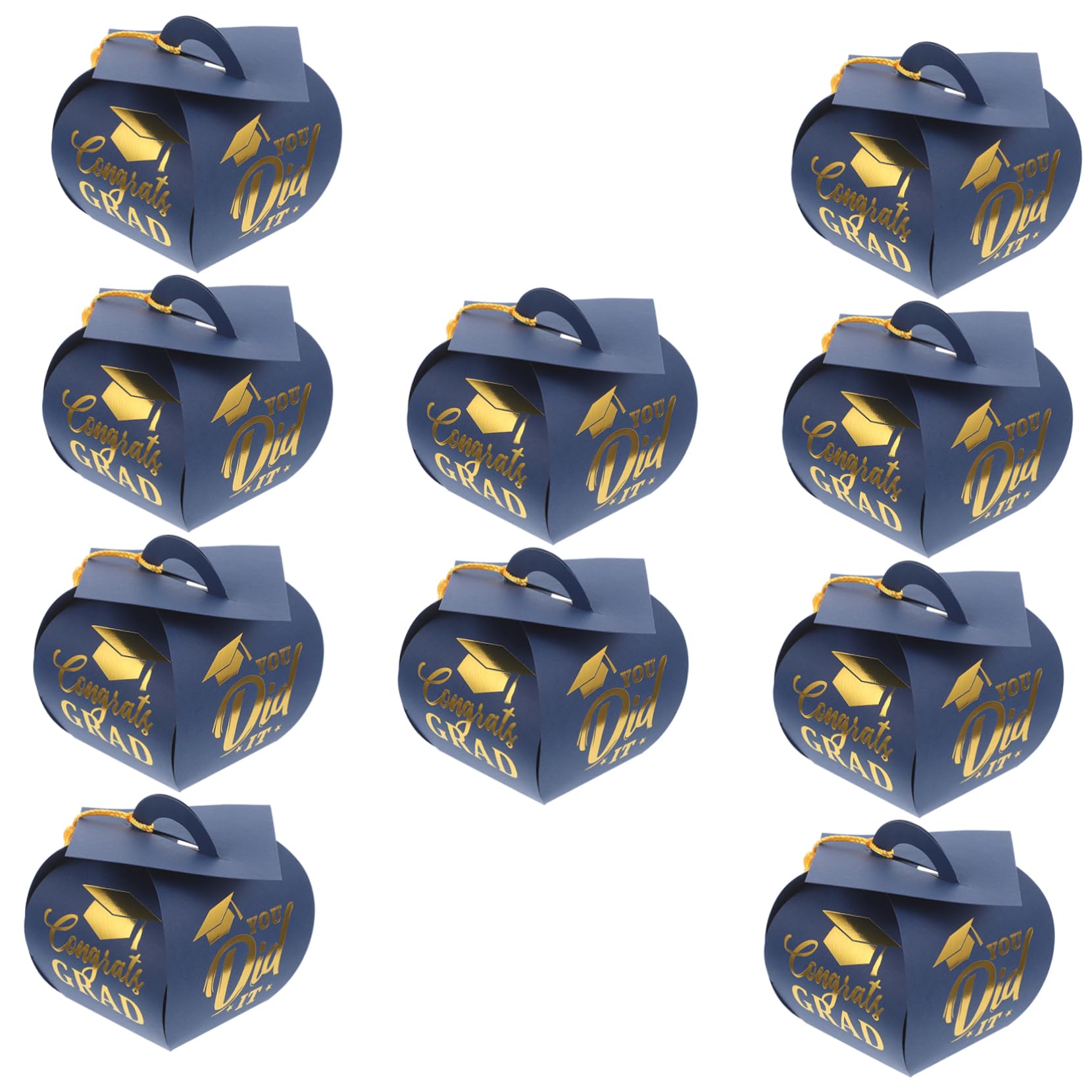 RORPOIR 10pcs Graduation Doctor Hat Candy Box - Party Supplies, Photoshoot Props & Decorations for 2023 Graduation - Perfect for Graduation Gifts, Bridal Showers & Themed Events