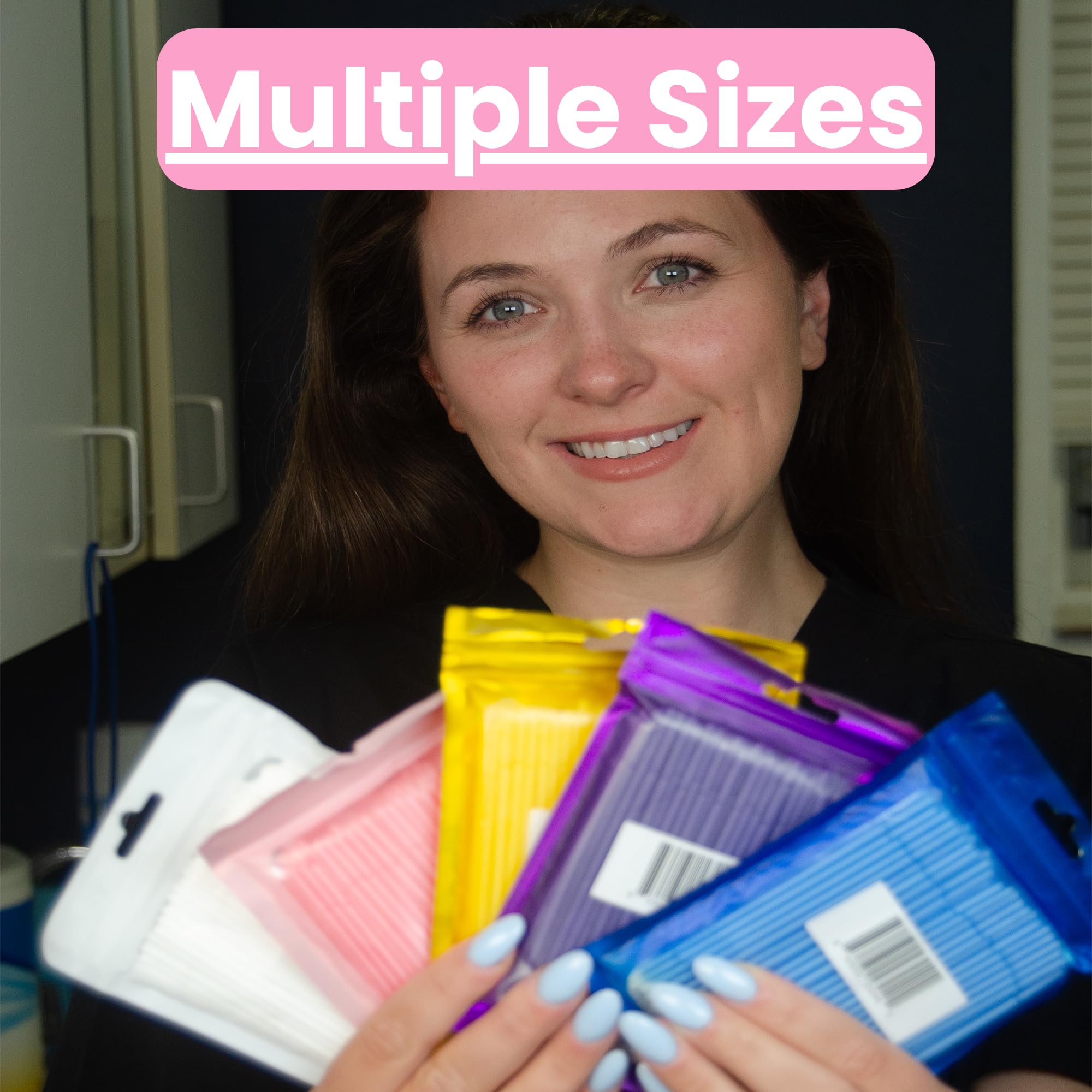 Disposable Micro Applicator Brushes for Makeup, Eyelash Extensions & Mascara - 100 Count Pink Micro Brushes for Precise Application - Perfect for Professional Salons & DIY Beauty Care