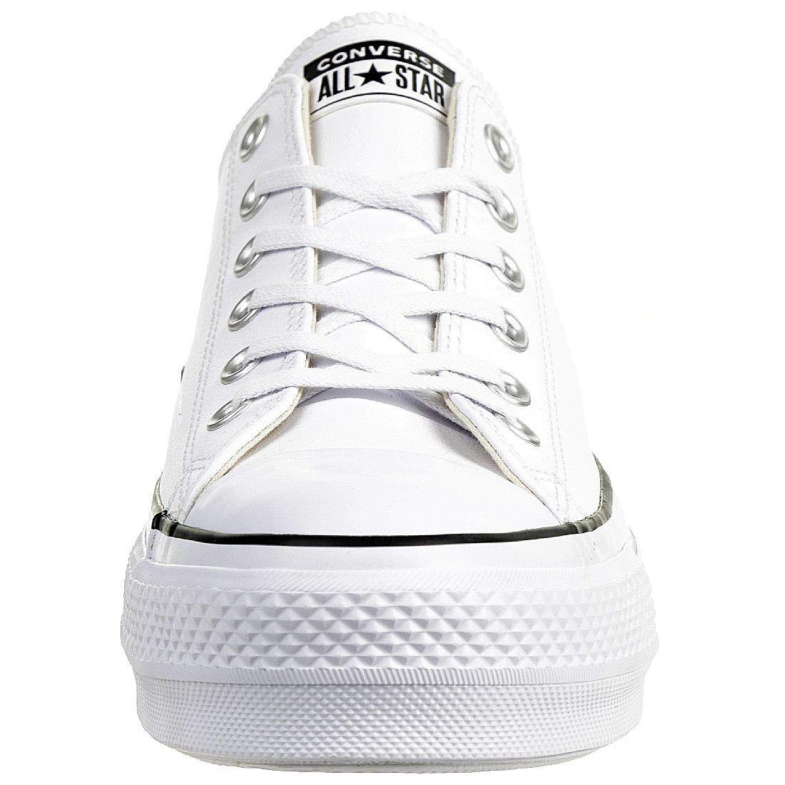Converse Women's Chuck Taylor All Star Lift Clean Sneakers - White High Top Platform Shoes for Casual Wear & Street Style Fashion