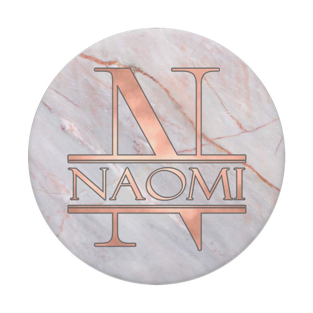 Personalized Naomi Monogram Necklace in Rose Pink - Elegant Custom Name Jewelry for Women | Perfect Gift for Birthdays, Anniversaries & Special Occasions
