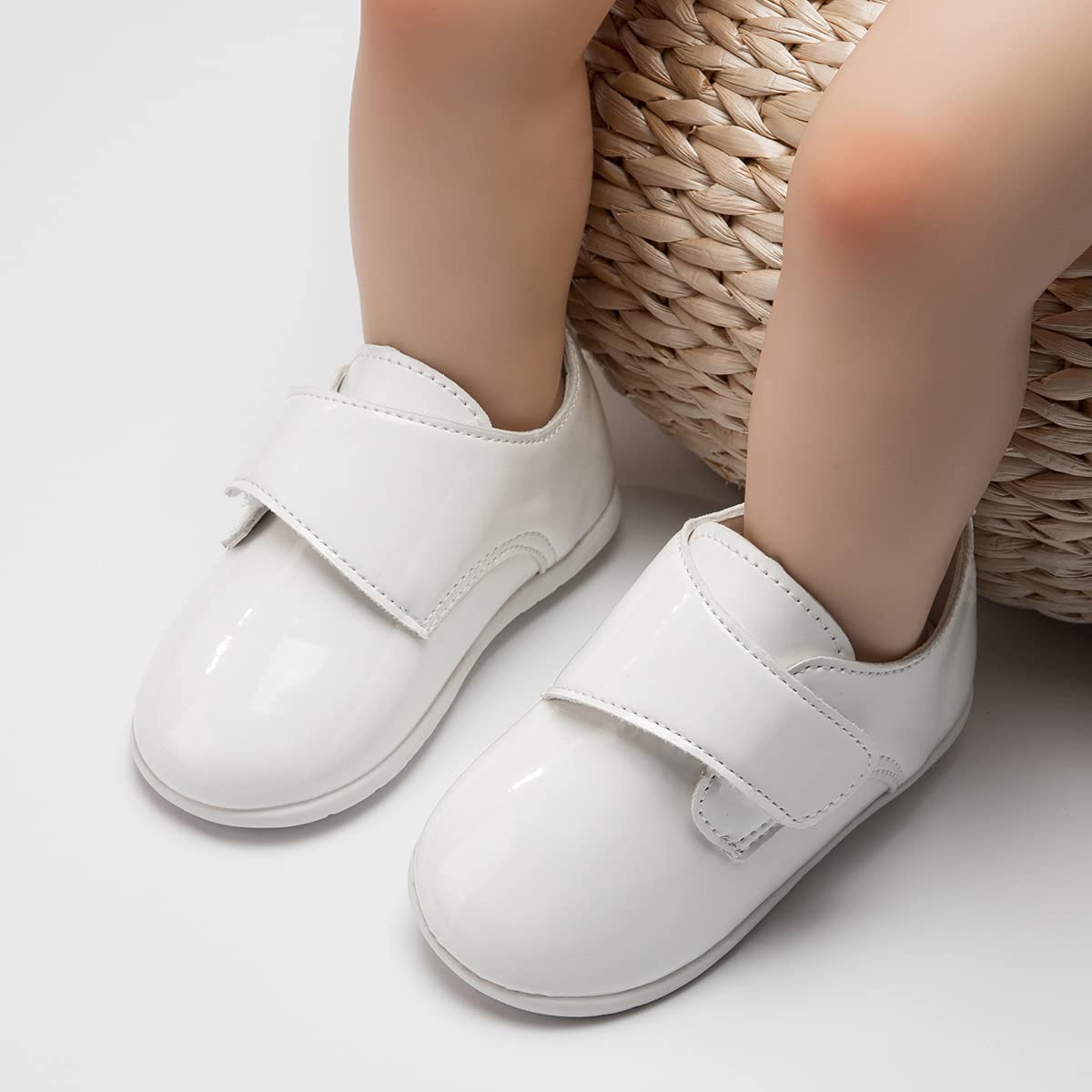 Baby Oxford Shoes - PU Leather Loafers with Soft Sole for Toddlers | Wedding & Dress Shoes