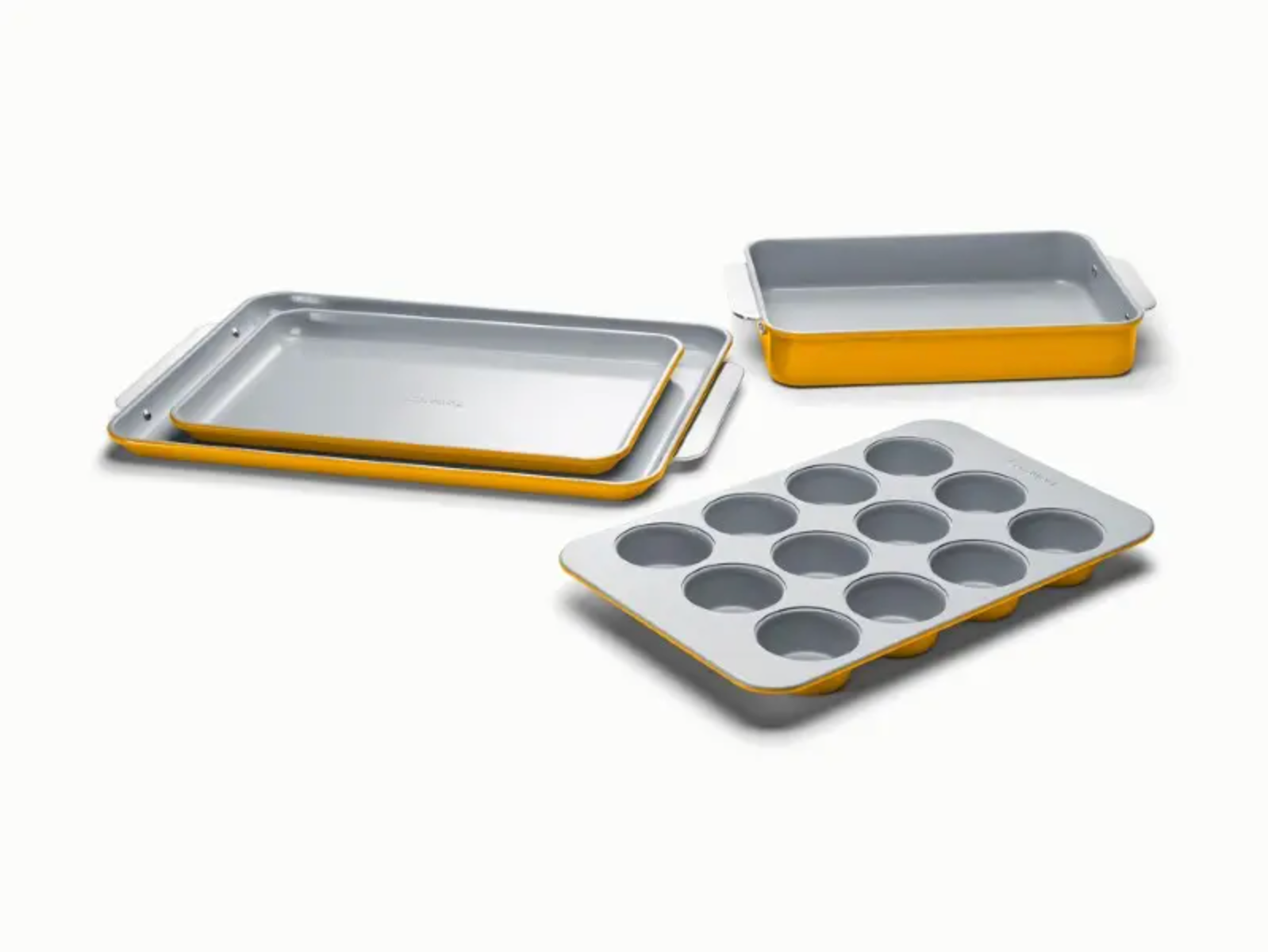 5-Piece Non-Toxic Ceramic Bakeware Set with Non-Stick Coating - Perfect for Baking Cakes, Cookies & Bread | Oven & Dishwasher Safe