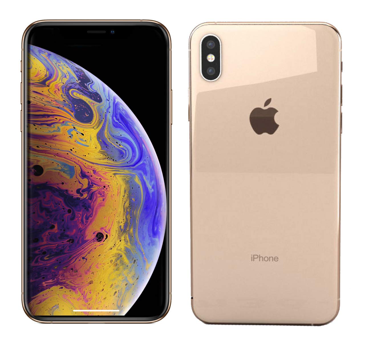 Refurbished Apple iPhone XS Max 512GB Gold - Unlocked Smartphone for T-Mobile | Premium Renewed iPhone for Business & Travel
