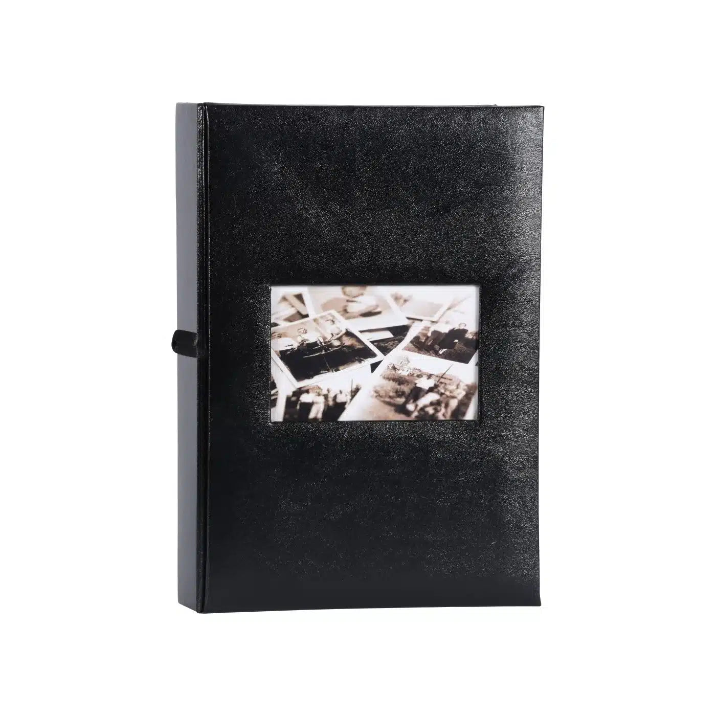 Henzo Edition 300-Slip Photo Album 6x4 Inches - Black | Perfect for Wedding, Baby, and Family Photo Storage