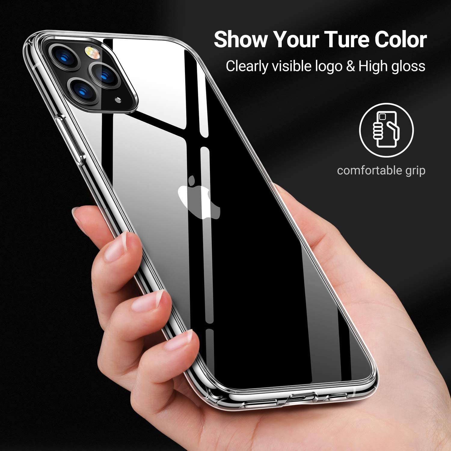 Shockproof Crystal Clear iPhone 11 Case (6.1-Inch) - Ultra Slim Protective Phone Cover with Military-Grade Drop Protection | Perfect for Everyday Use, Travel & Outdoor Activities