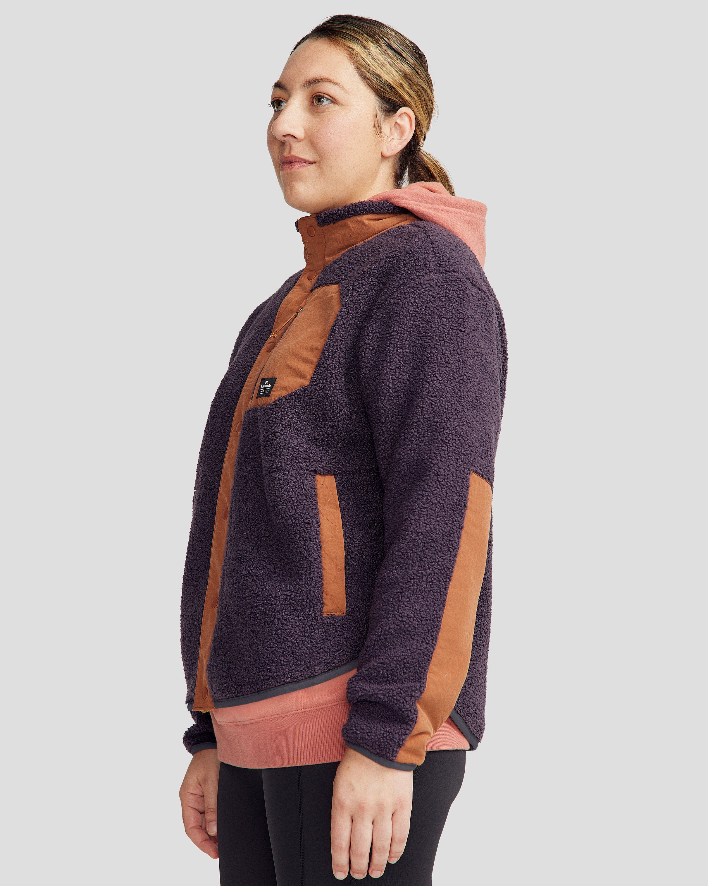 Women's Co Z High Pile Jacket v3 - Warm Fleece Lined Winter Coat with Hood, Water Resistant Outdoor Jacket for Hiking, Camping & Cold Weather Activities