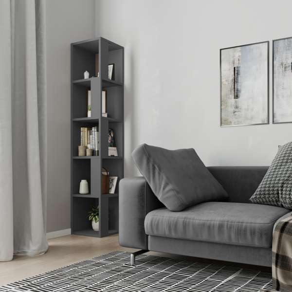 Decatur Bookcase - Modern Wooden Bookshelf for Home & Office - Perfect for Living Room, Bedroom, or Study Organization