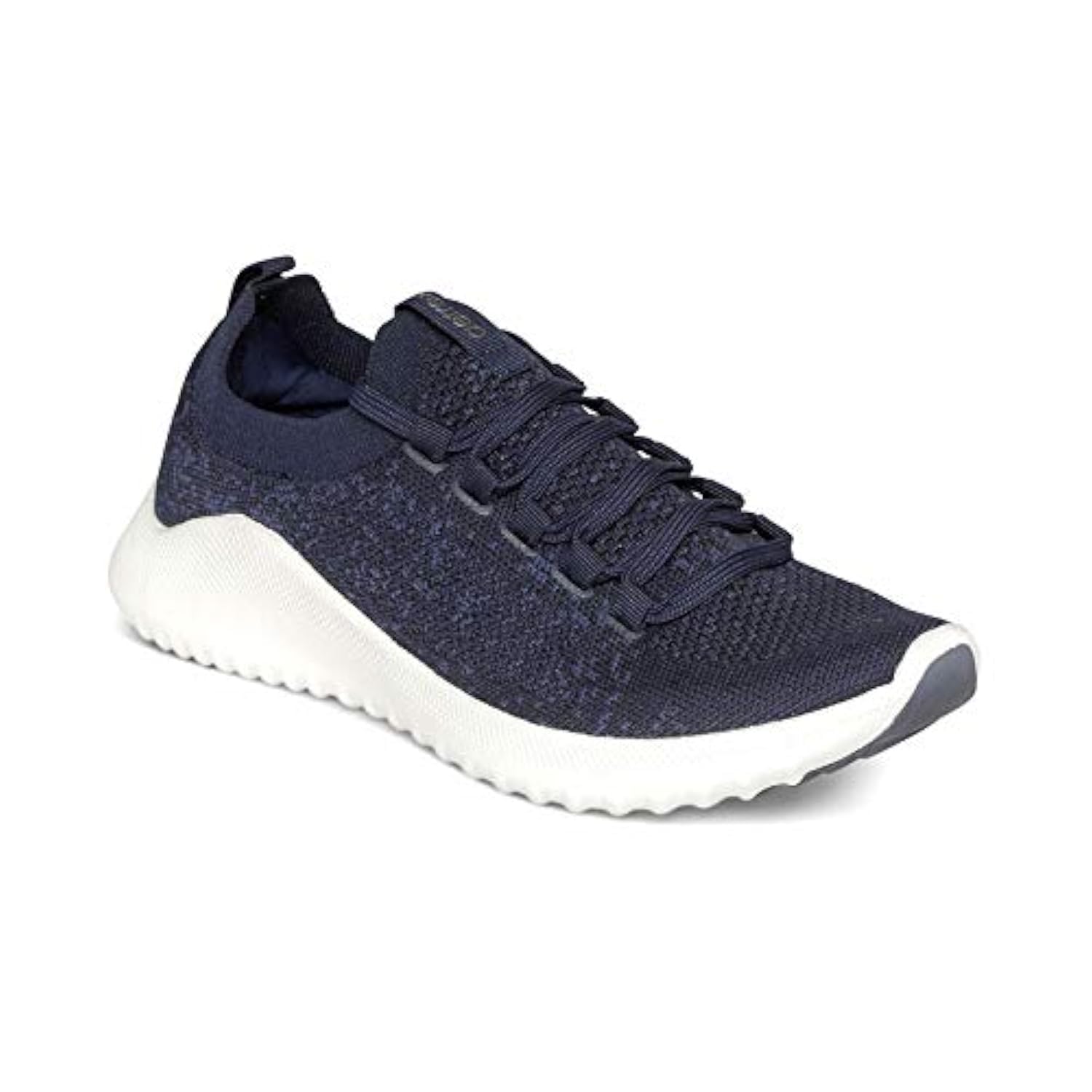 Aetrex Women's Carly Sparkle Orthopedic Arch Support Knit Sneakers - Comfortable Walking Shoes for Flat Feet, Plantar Fasciitis Relief - Perfect for Work, Travel & Everyday Wear