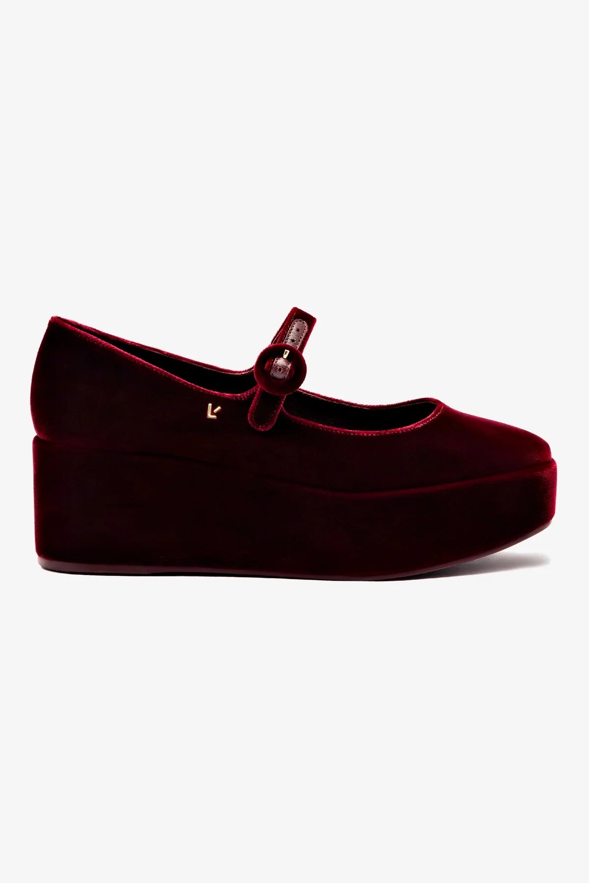 Blair Women's Flatform Sandals in Wine Velvet - Comfortable & Stylish Summer Shoes for Casual Outings, Beach, and Date Nights