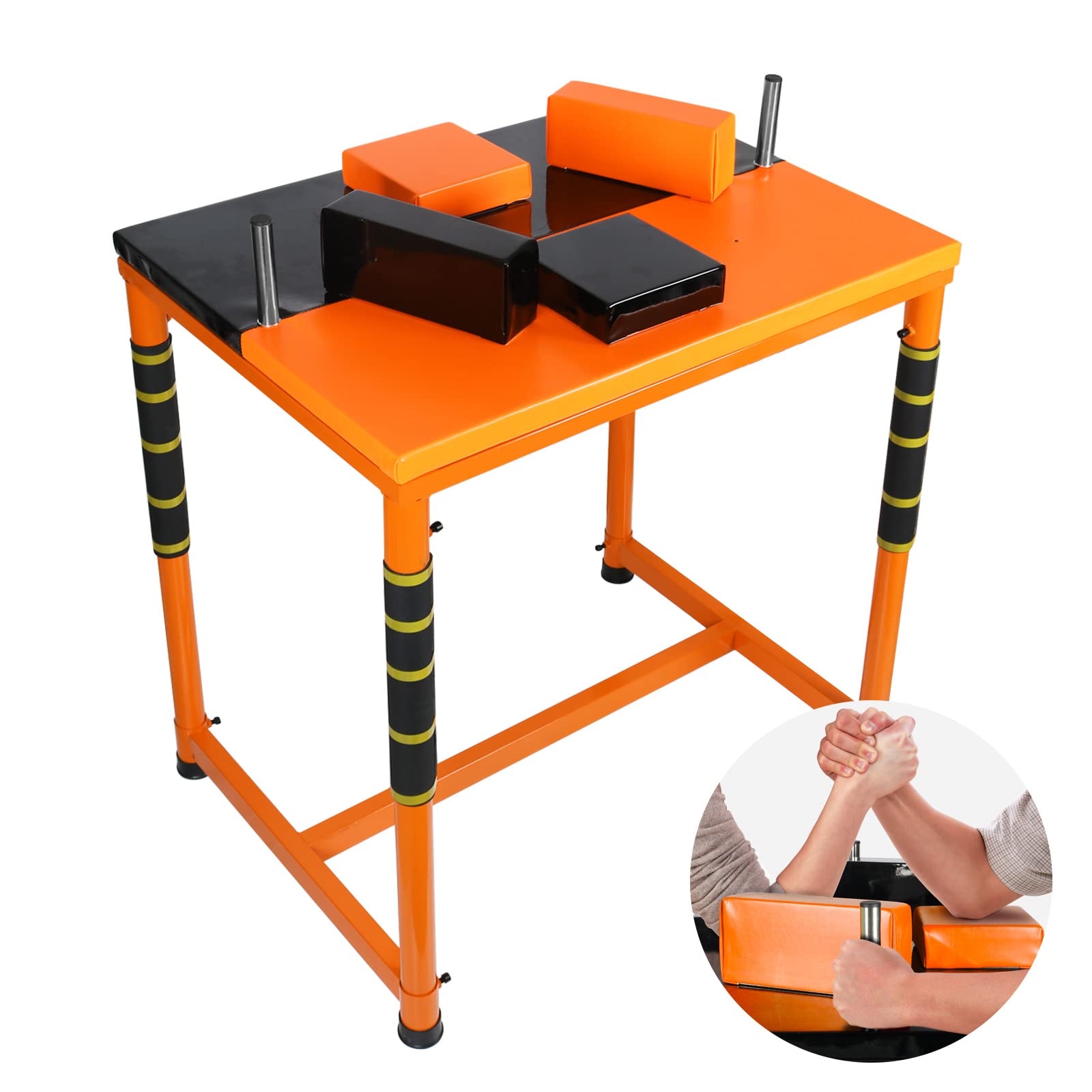 Professional Arm Wrestling Table - Heavy Duty Competition & Training Equipment for Home Gym, Club & Sports Events | Perfect for Strength Training, Tournaments & Fitness Workouts