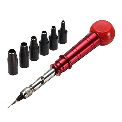 Premium Leather Watch Band Hole Punch Tool Kit - Professional Watch Strap Repair Puncher for Adjusting Belt & Watchband Sizes - Perfect for Watch Repair, DIY Leather Craft & Jewelry Making