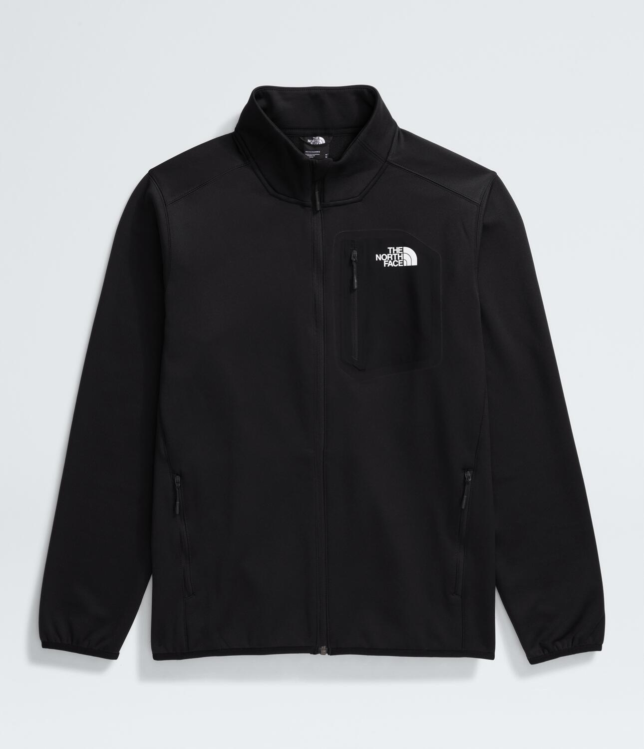 Men's Crest Full Zip Fleece Jacket - Soft & Warm Winter Outerwear for Hiking, Camping & Outdoor Activities | NF0A897C